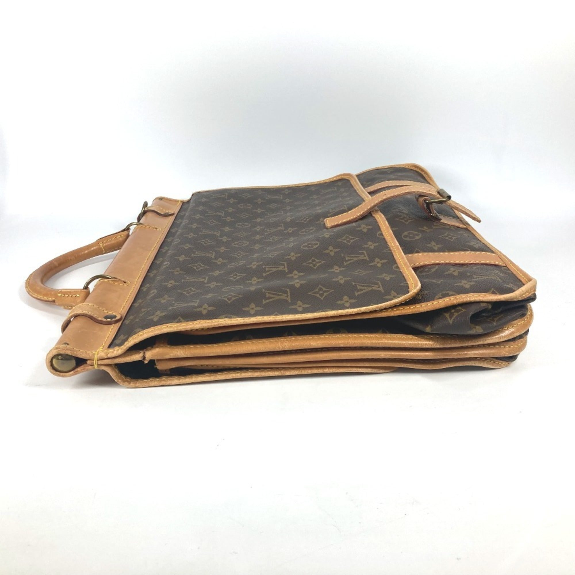 Louis Vuitton Brown Monogram Monogram Boston Bag Handbag Shoulder Bag (Pre-Owned)