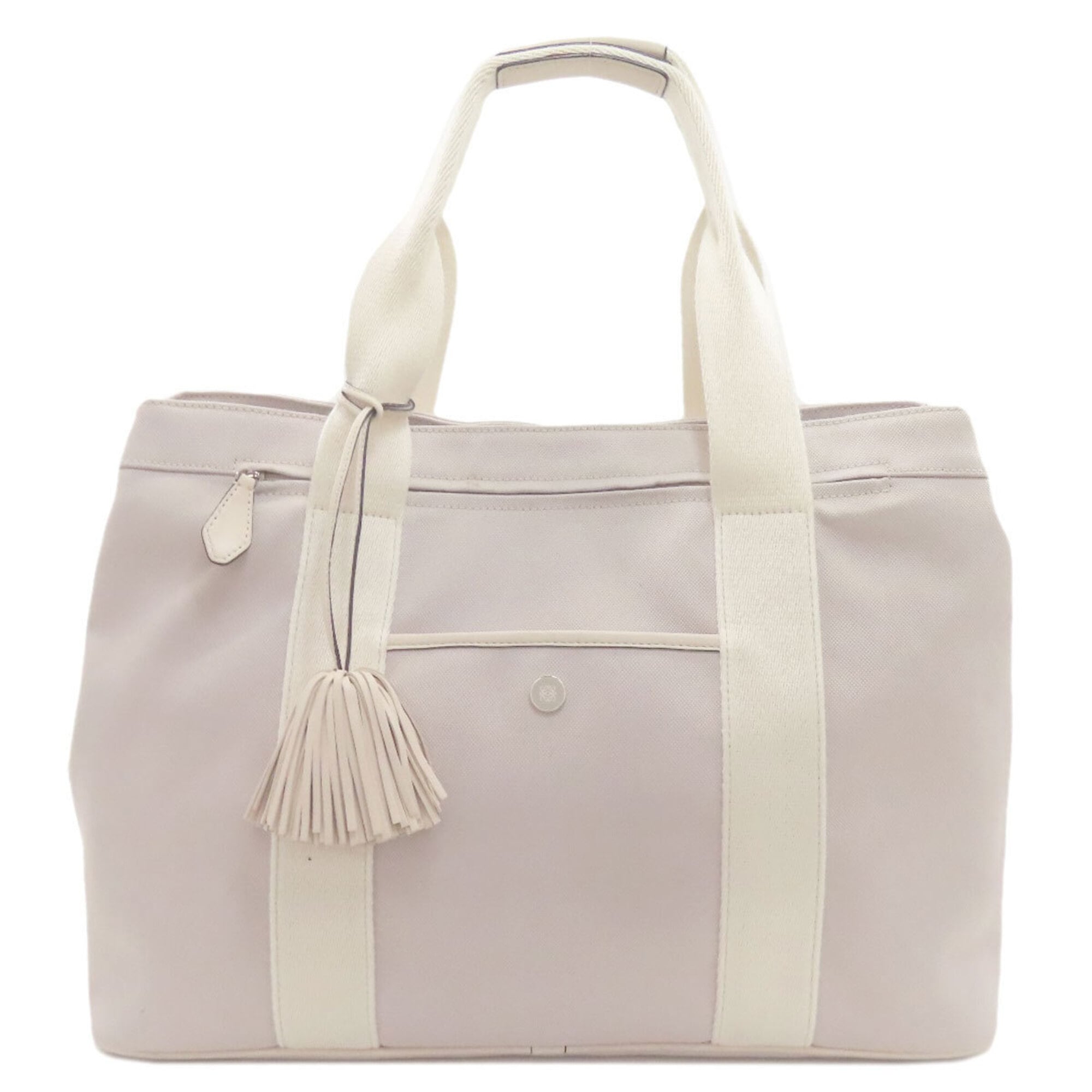 Loewe Light Gray Canvas Tote Bag (Pre-Owned)