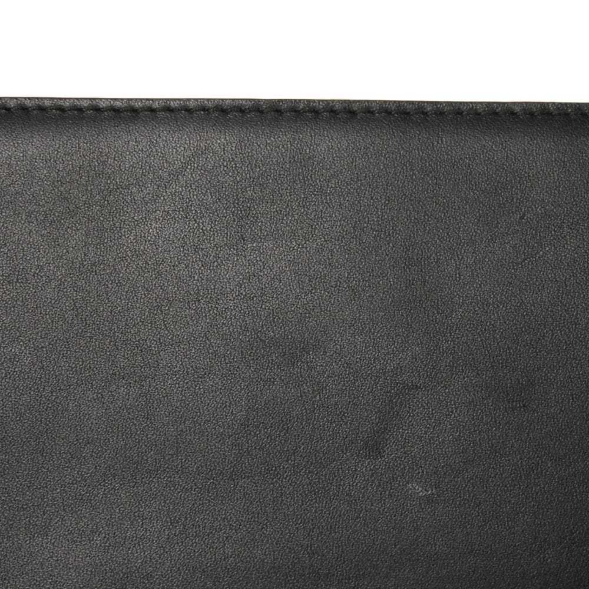 Loewe Black Leather Long Wallet (Bi-Fold) (Pre-Owned)