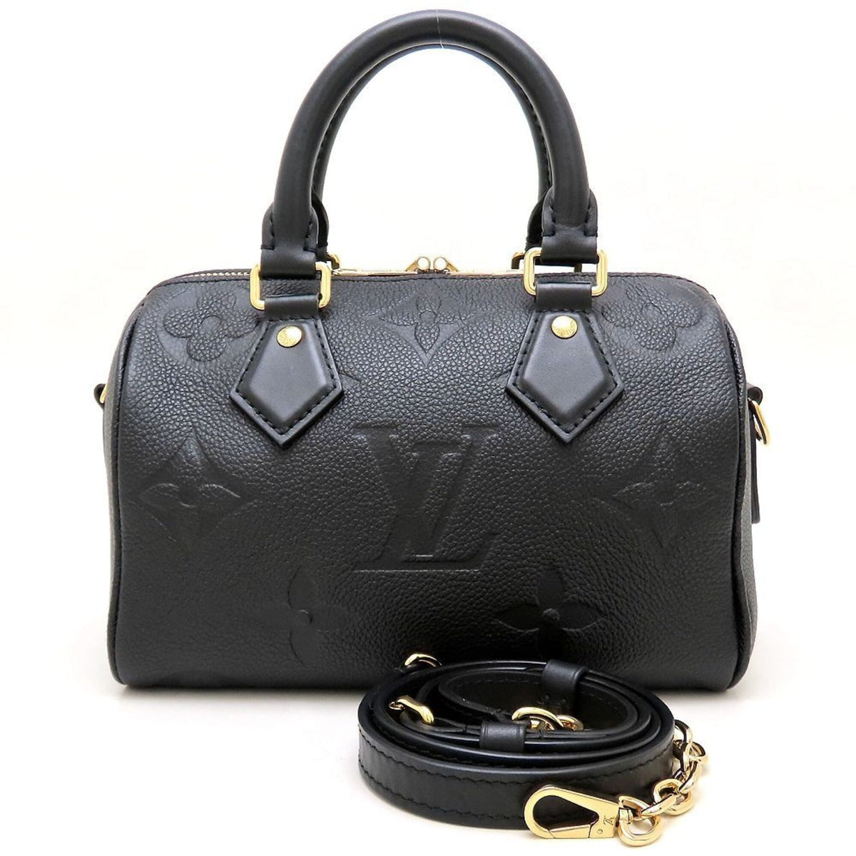 Louis Vuitton Monogram Empreinte Noir Leather Handbag (Pre-Owned)
