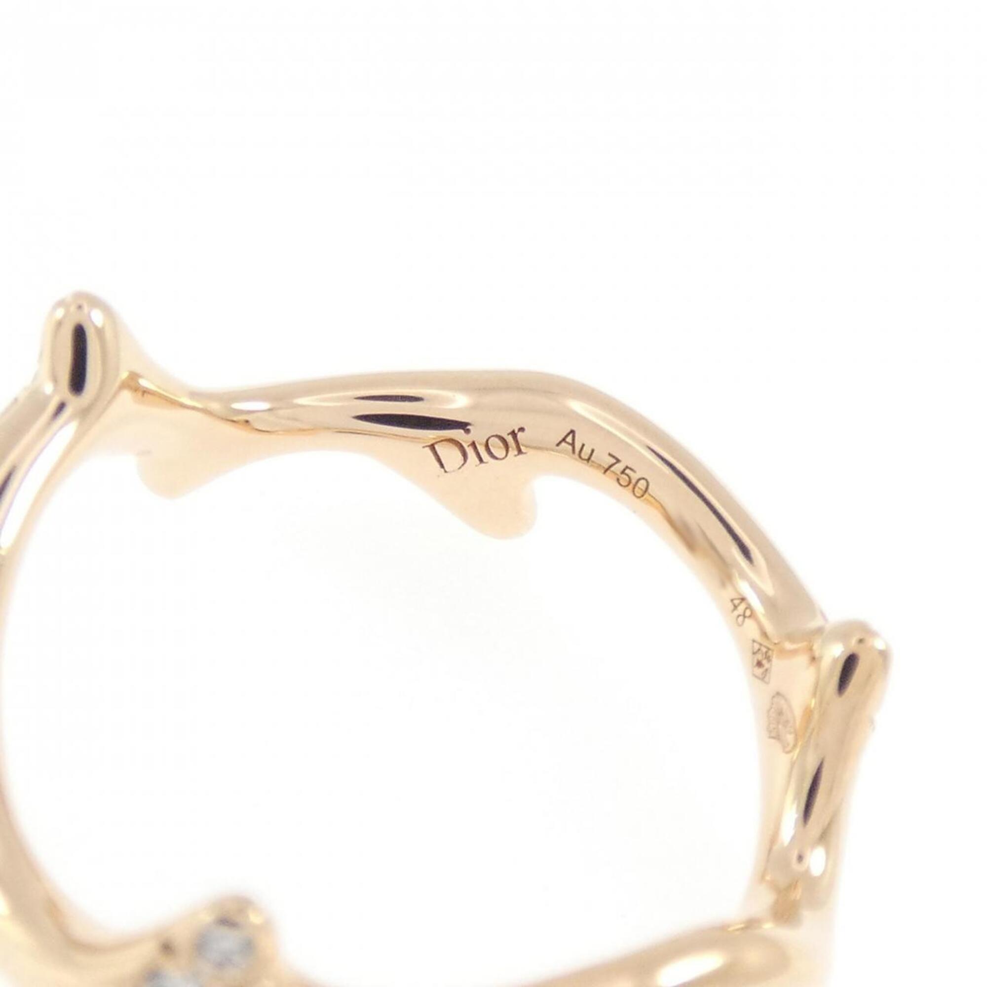 Christian Dior Pink Gold Pink Gold (18K) Band Ring (Pre-Owned)