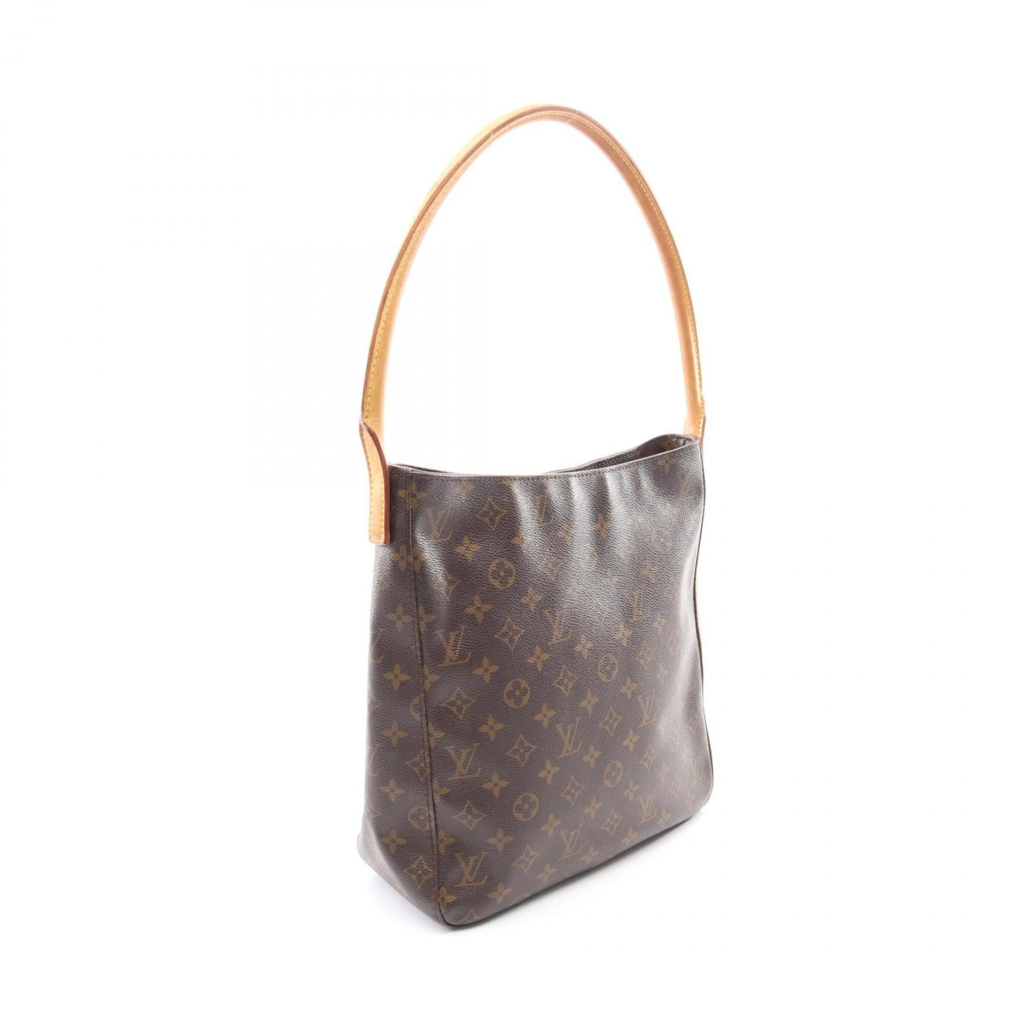 Louis Vuitton Brown Pvc Leather Handbag Shoulder Bag (Pre-Owned)