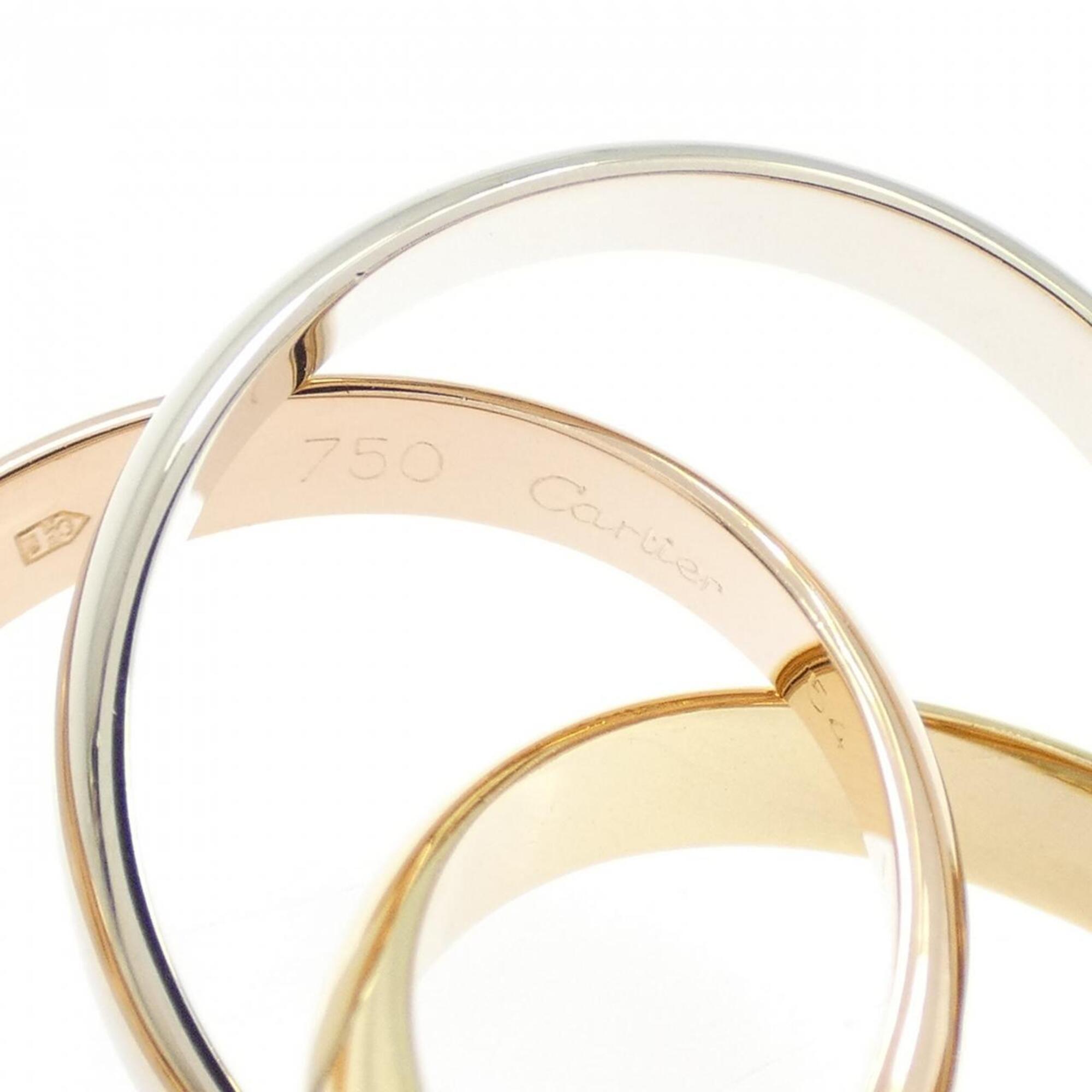 Cartier Trinity Yellow Gold (18K) Pink Gold (18K) White Gold (18K) Band Ring (Pre-Owned)