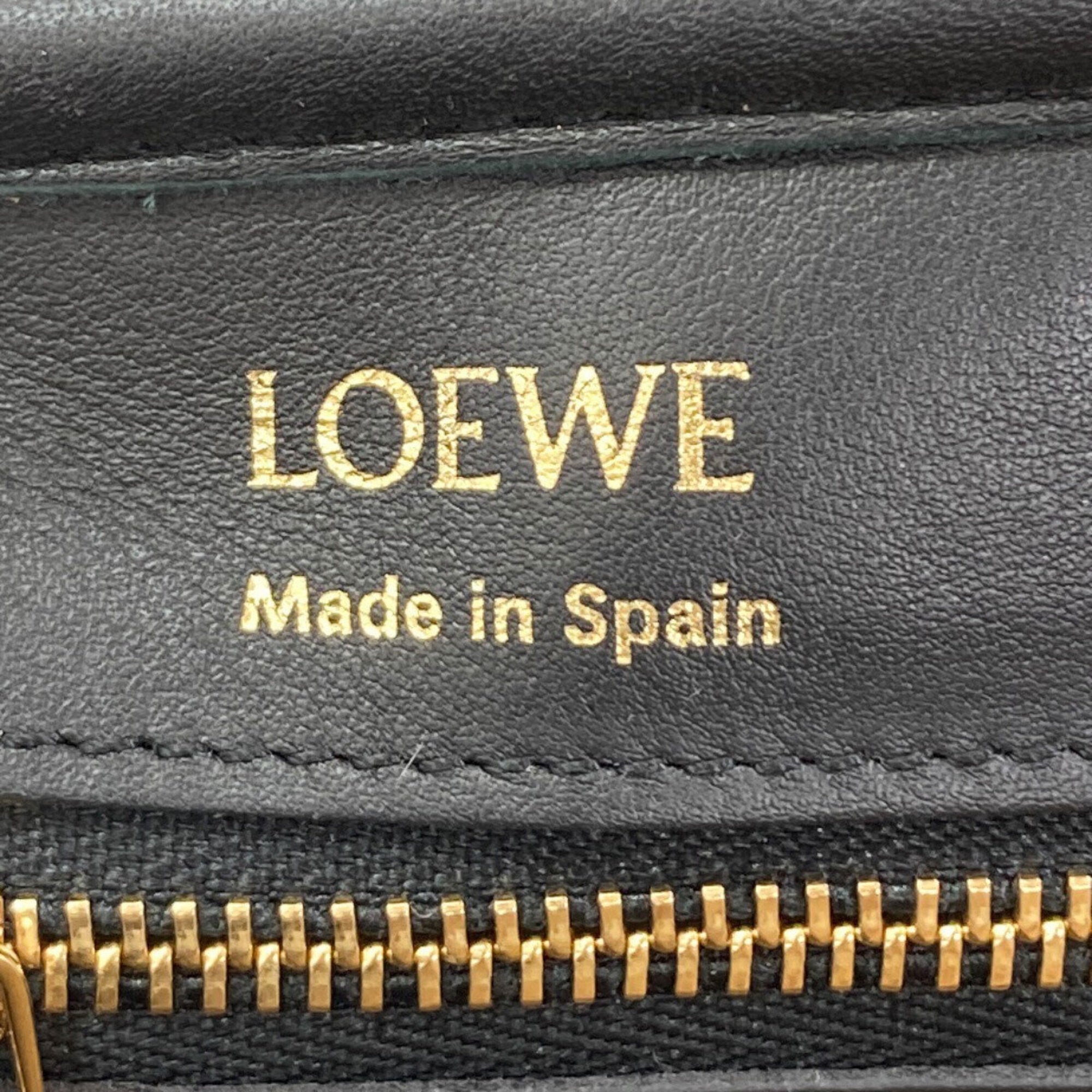 Loewe Amazona Black Canvas Handbag (Pre-Owned)