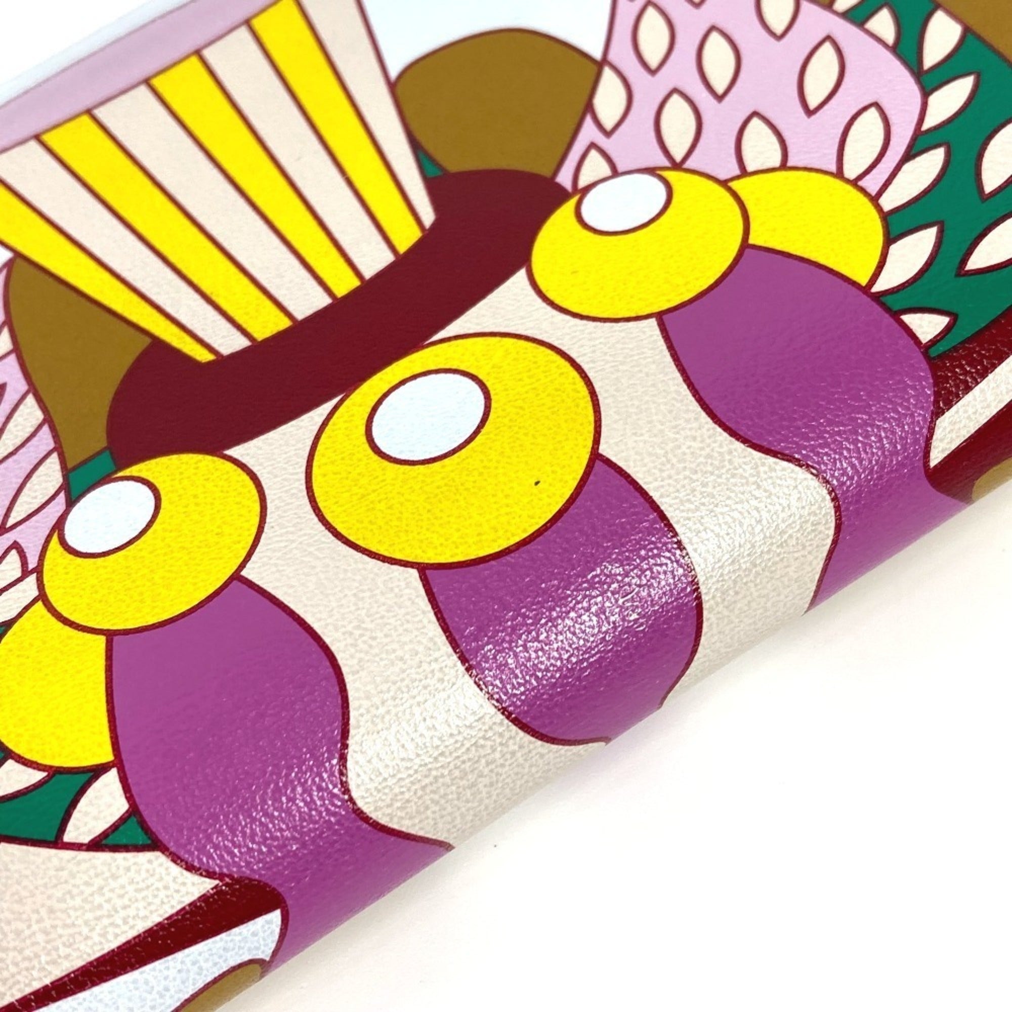 Hermes Silk'in Multi-Color Swift Leather Long Wallet (Bi-Fold) (Pre-Owned)