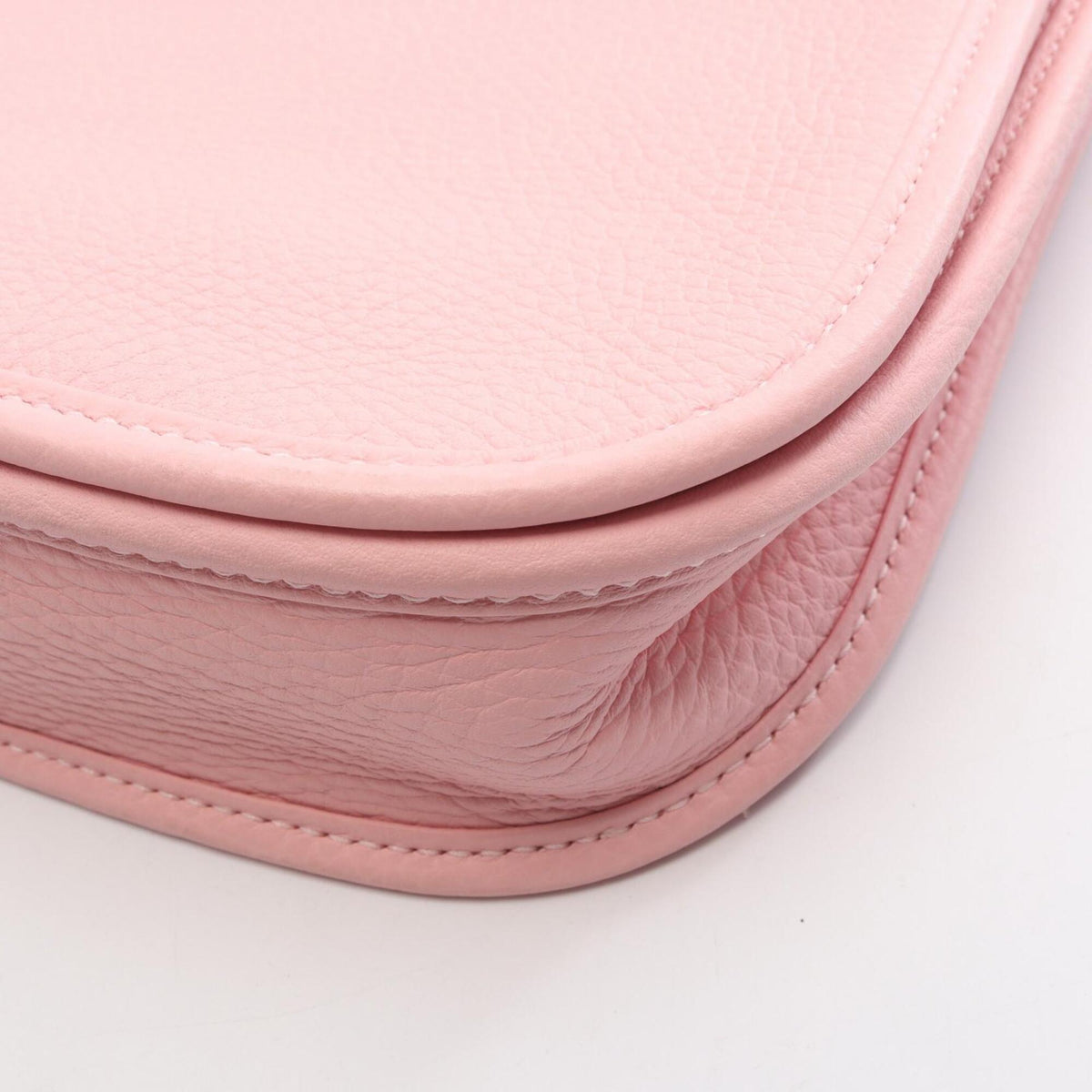 Hermes Pink Taurillon Clemence Leather Handbag Shoulder Bag (Pre-Owned)