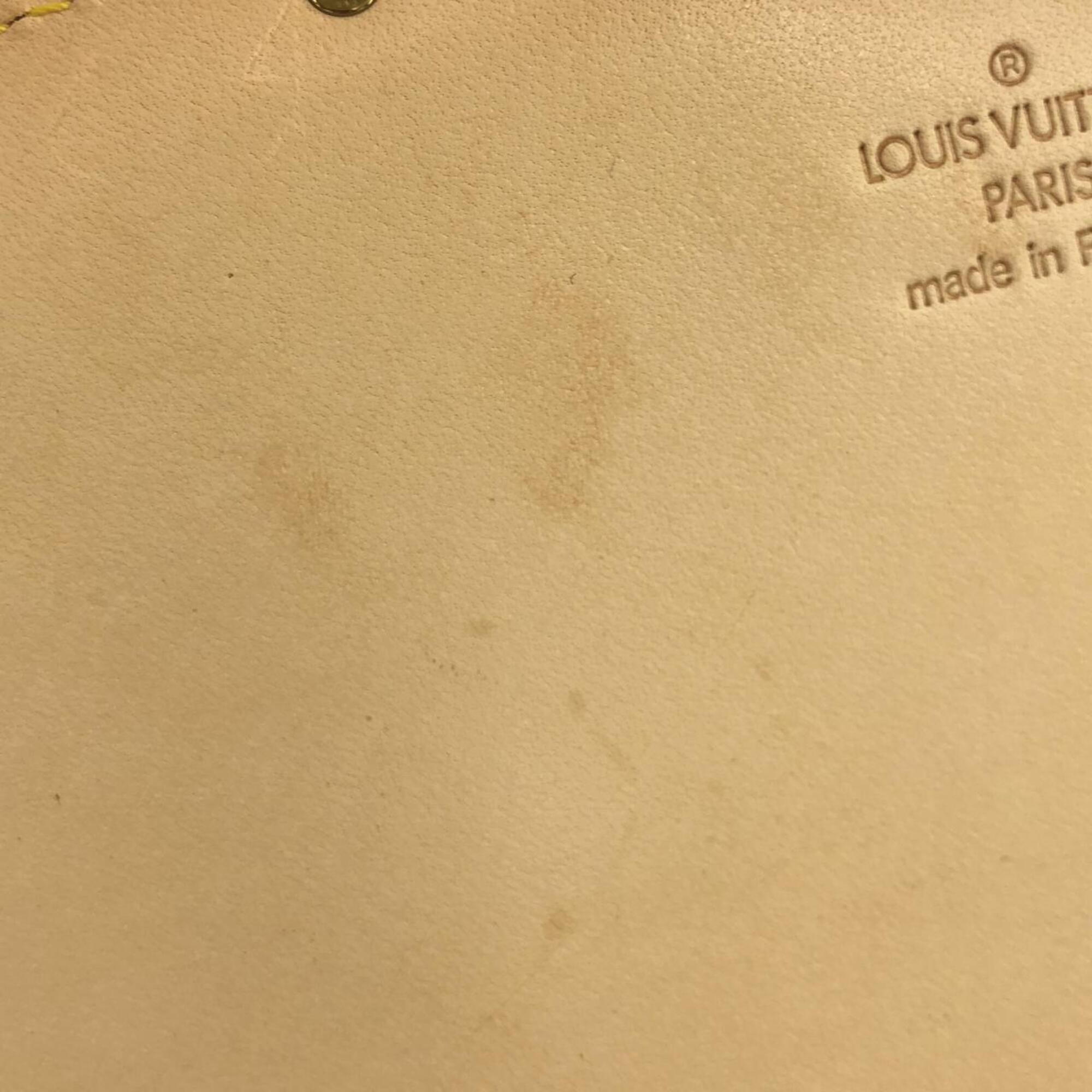 Louis Vuitton Black Coated Canvas Shoulder Bag (Pre-Owned)