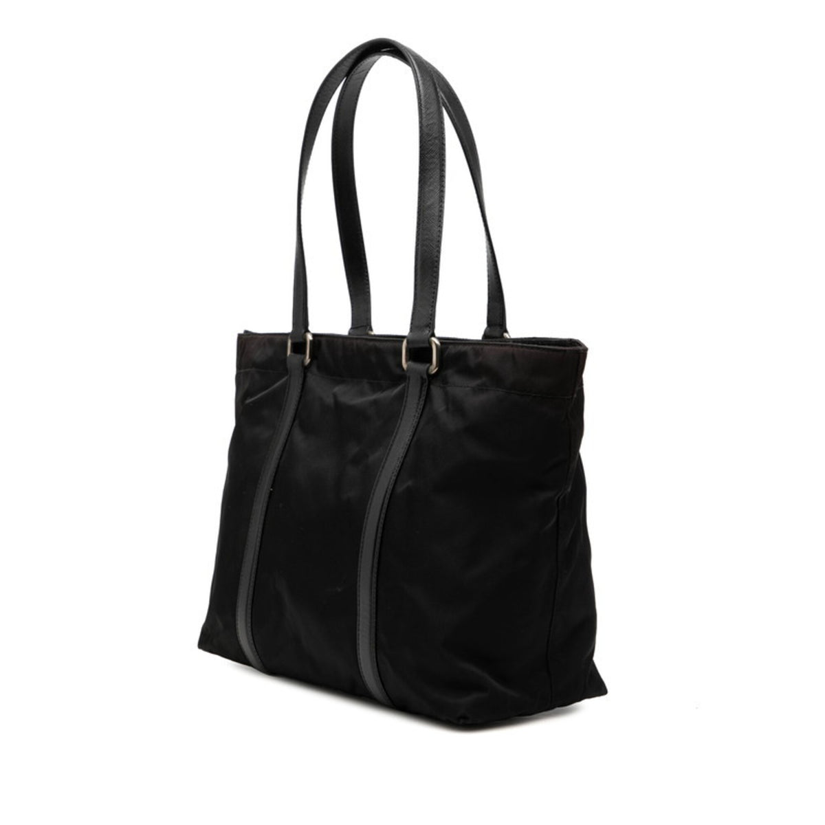 Prada Black Nylon Tote Bag (Pre-Owned)