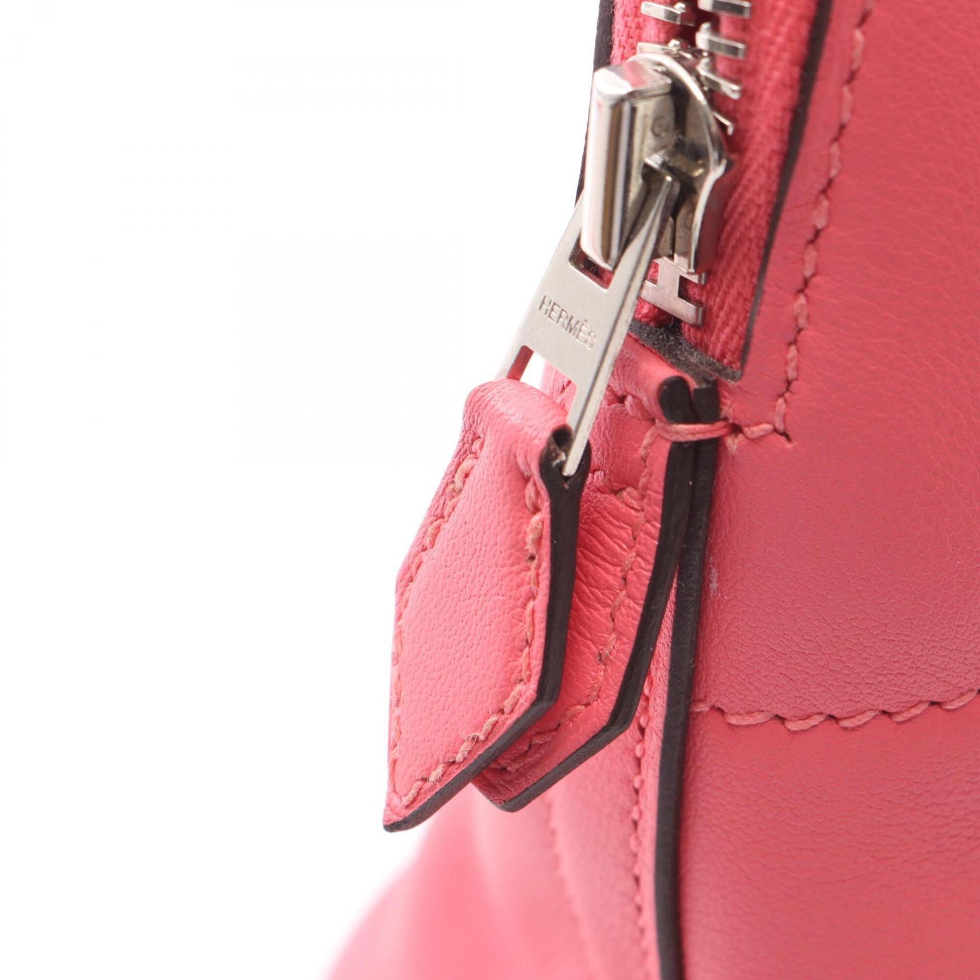 Hermes Pink Rose Azalee Swift Leather Leather Handbag (Pre-Owned)