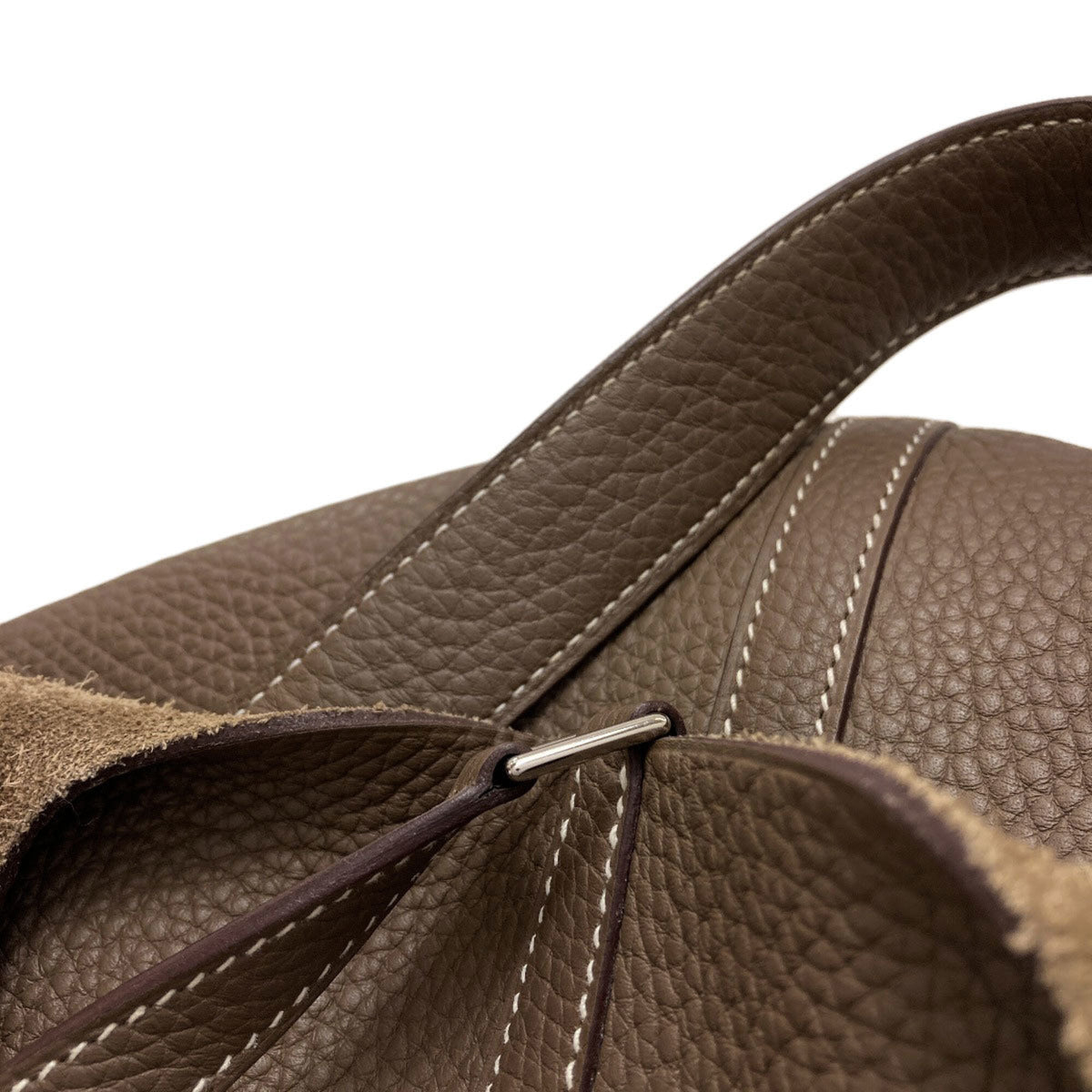 Hermes Picotin Etoupe Gray Handbag (Pre-Owned)