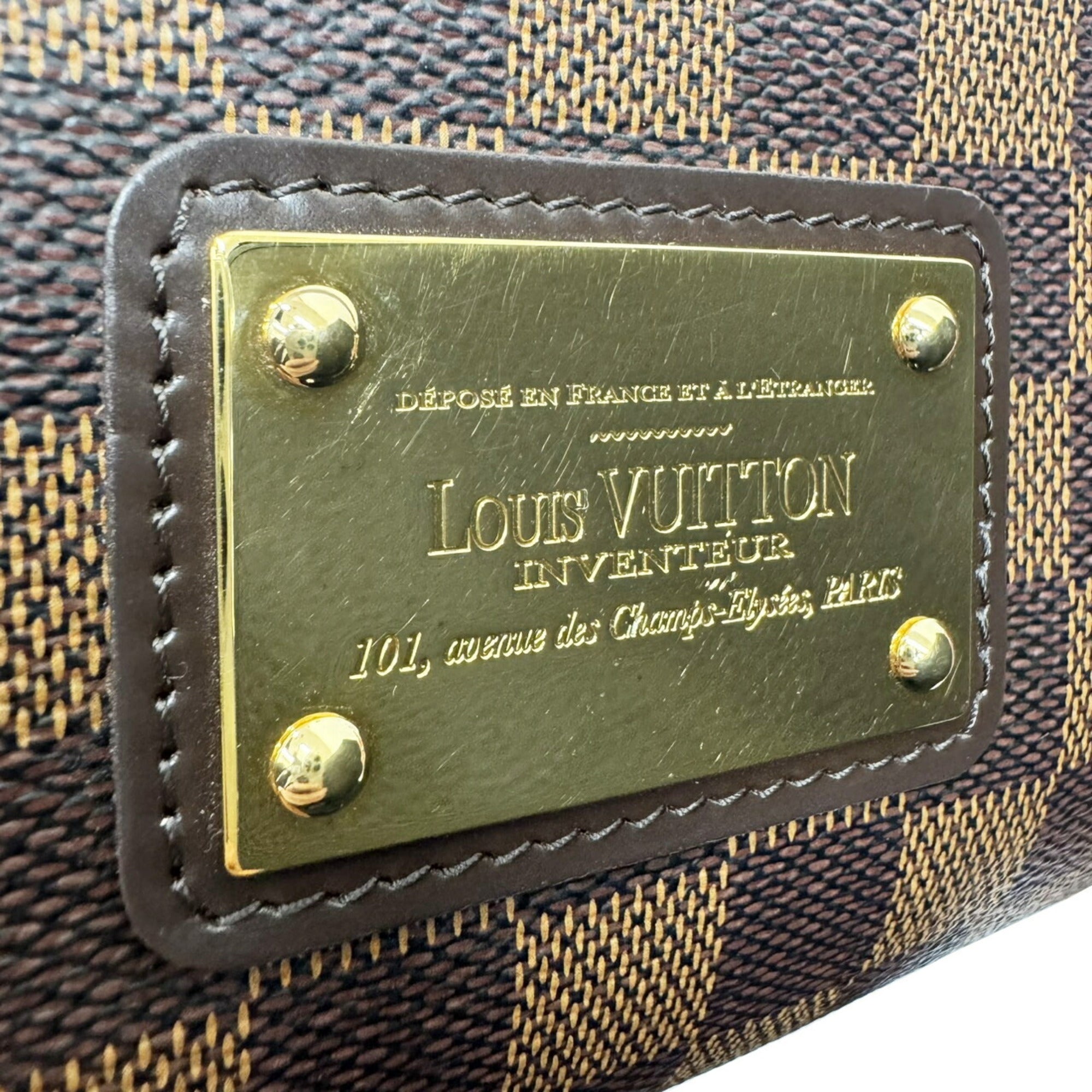 Louis Vuitton Brown Damier Canvas Ebene Damier Canvas Pochette Shoulder Bag (Pre-Owned)
