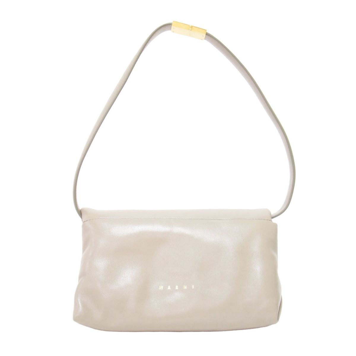 Marni Grayish Leather Pochette (Pre-Owned)