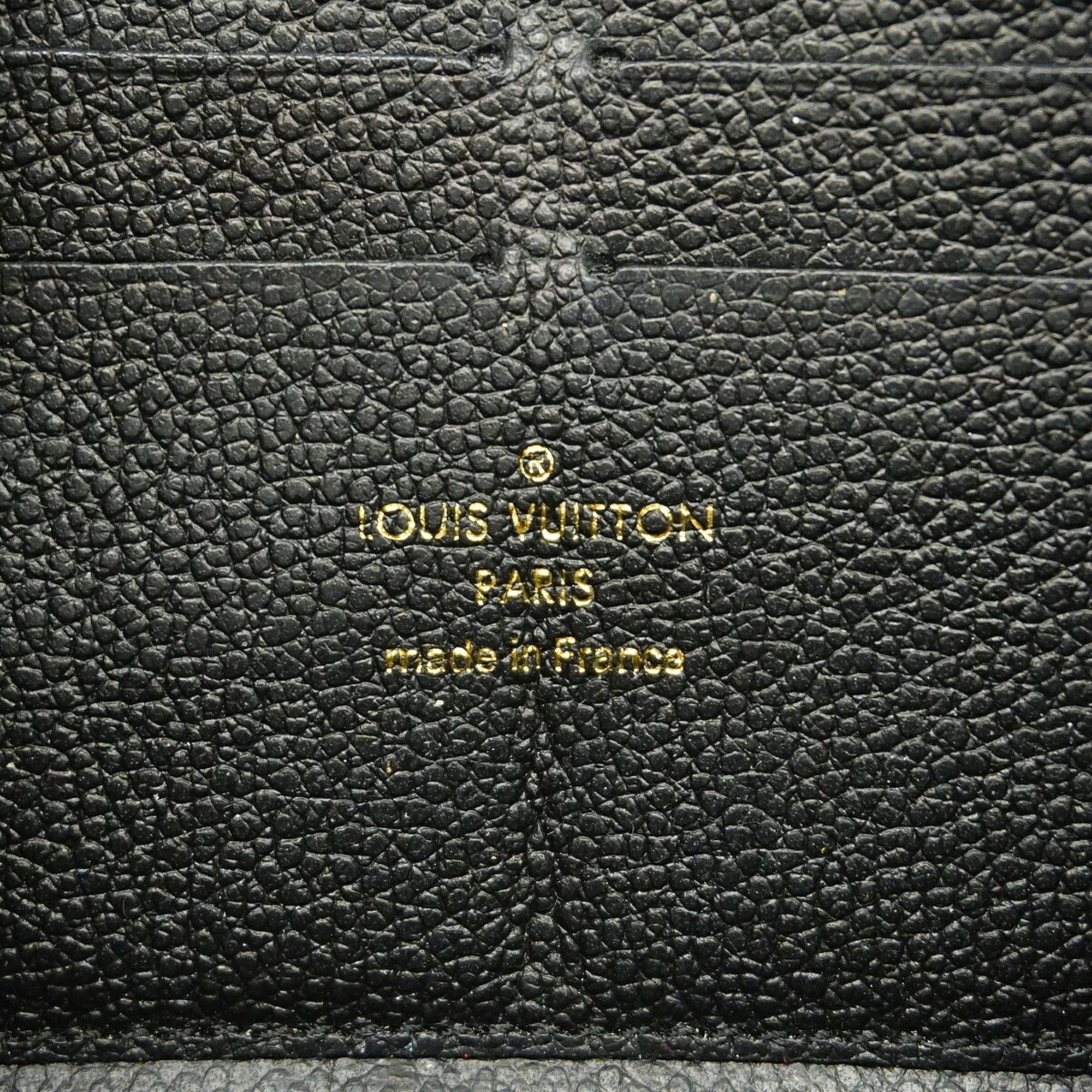 Louis Vuitton Noir Long Wallet (Bi-Fold) (Pre-Owned)