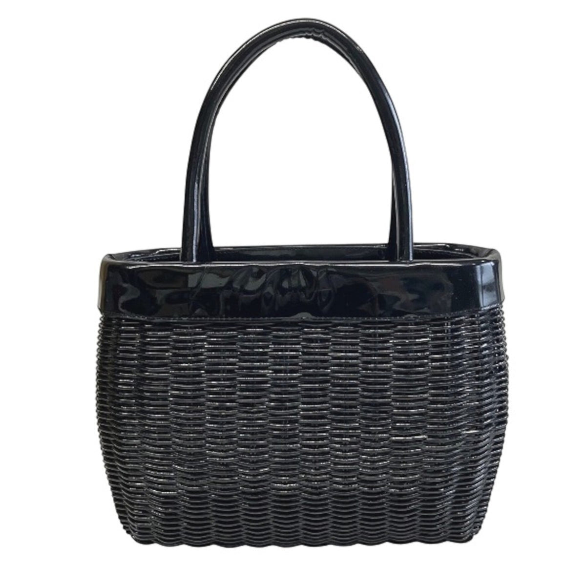 Burberry Black Patent Leather Handbag (Pre-Owned)