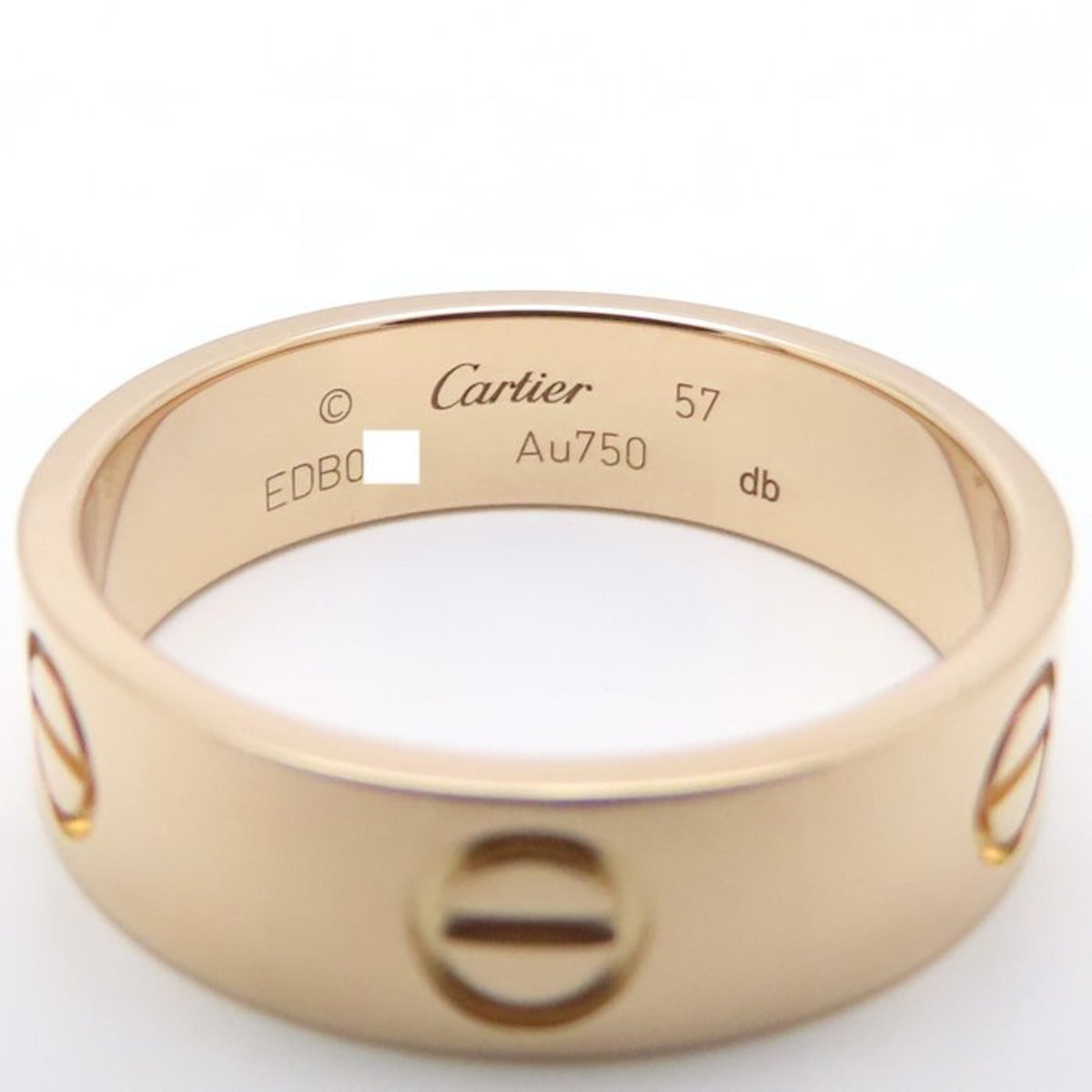 Cartier Pink Gold (18K) Band Ring (Pre-Owned)