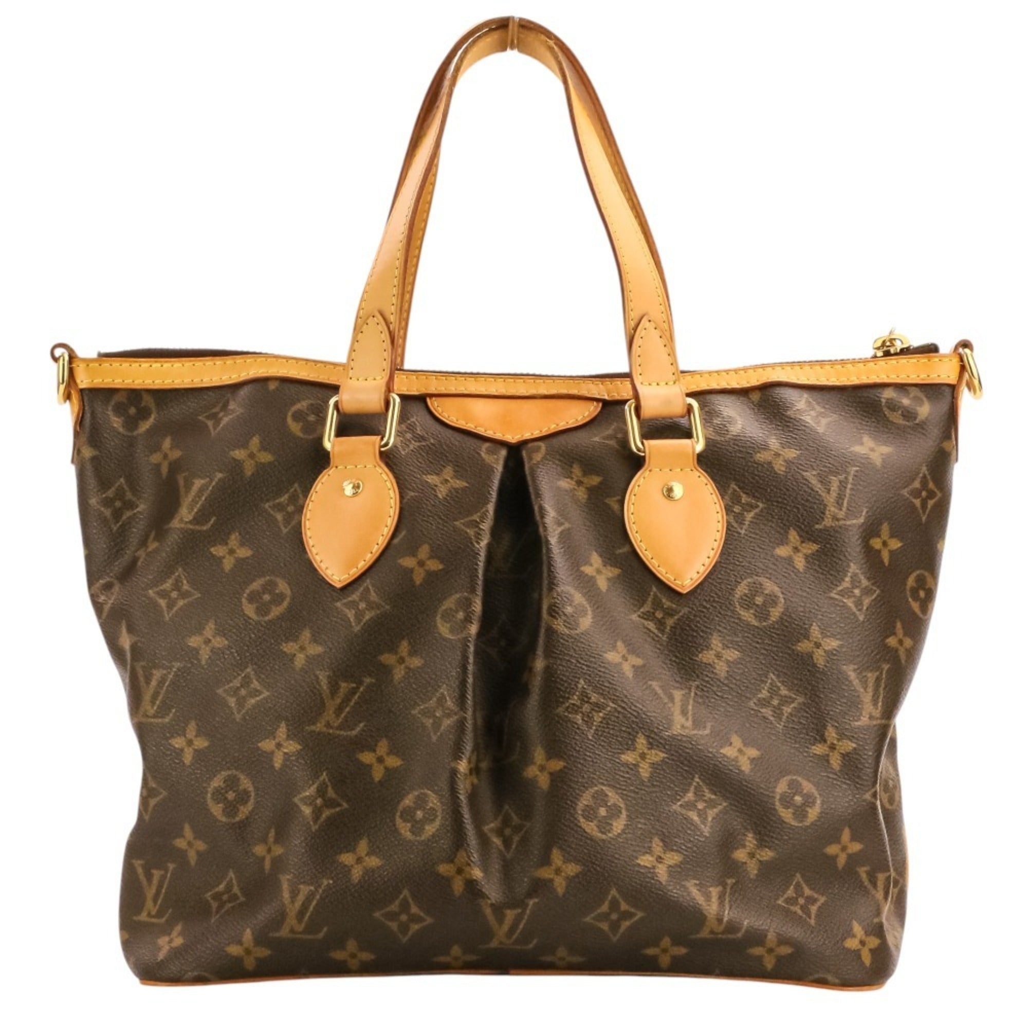 Louis Vuitton Brown Monogram Shoulder Bag Tote Bag (Pre-Owned)