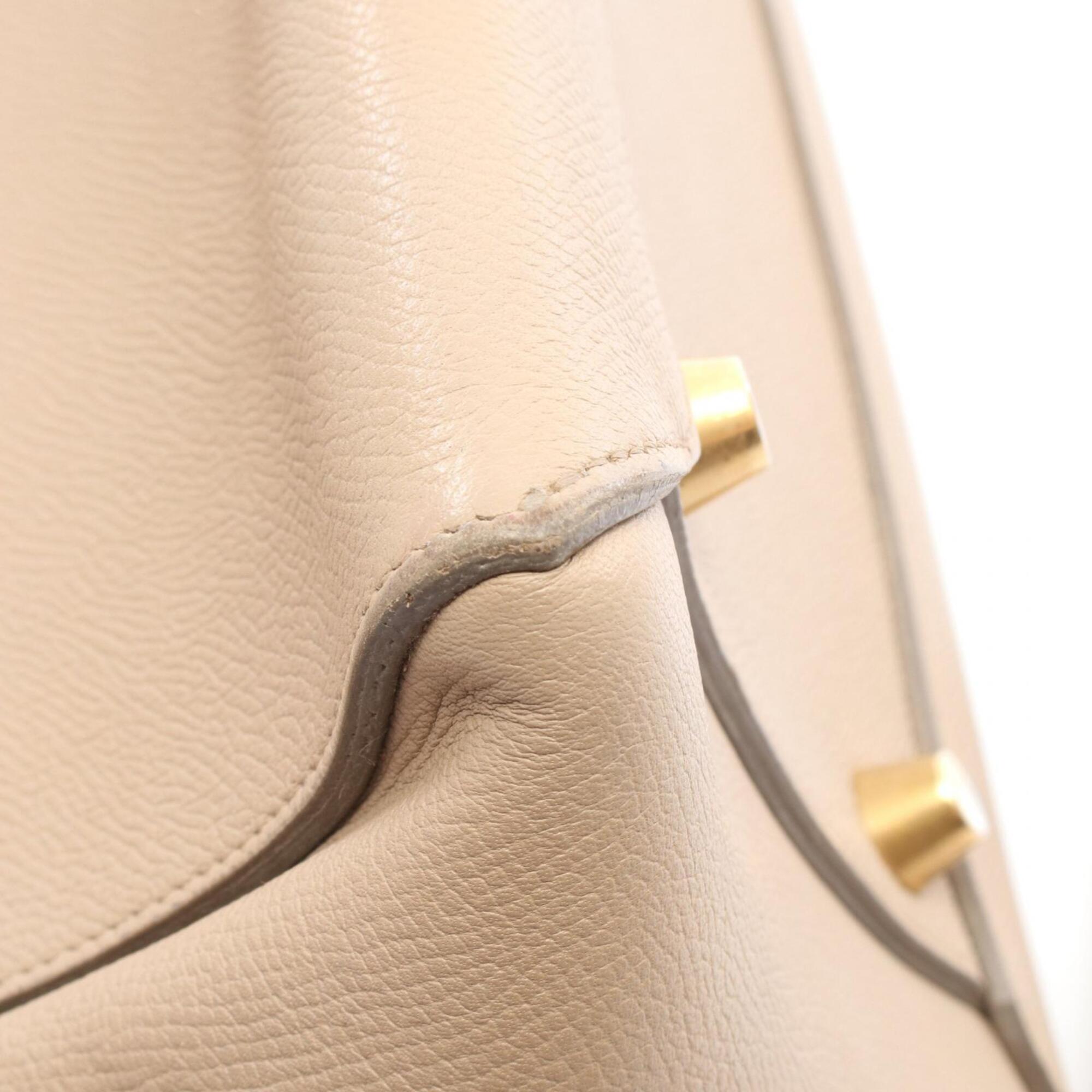 Celine Beige Leather Handbag (Pre-Owned)