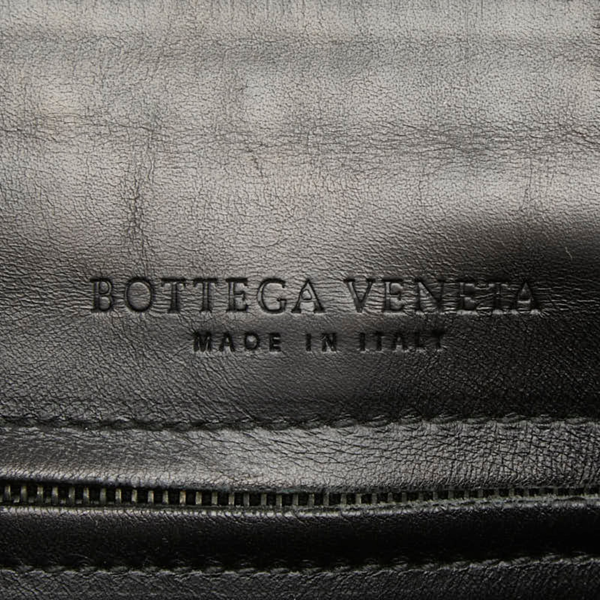 Bottega Veneta Black Leather Briefcase (Pre-Owned)