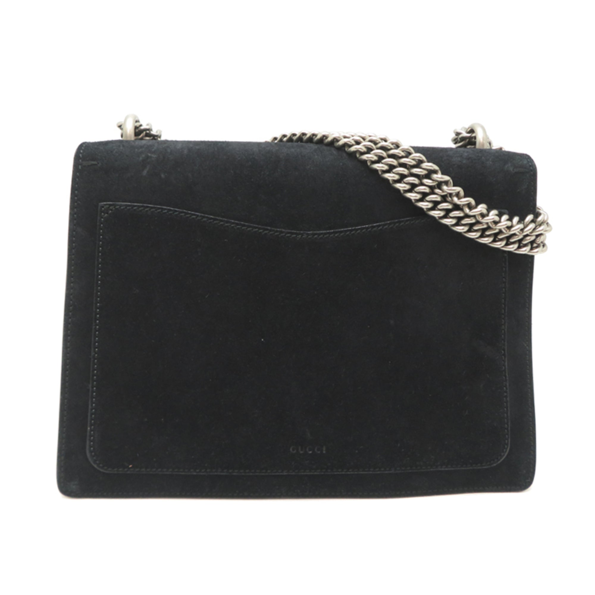 Gucci Black Suede Shoulder Bag (Pre-Owned)