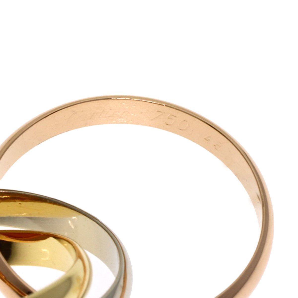 Cartier Trinity Yellow Gold (18K) Pink Gold (18K) White Gold (18K) Band Ring (Pre-Owned)