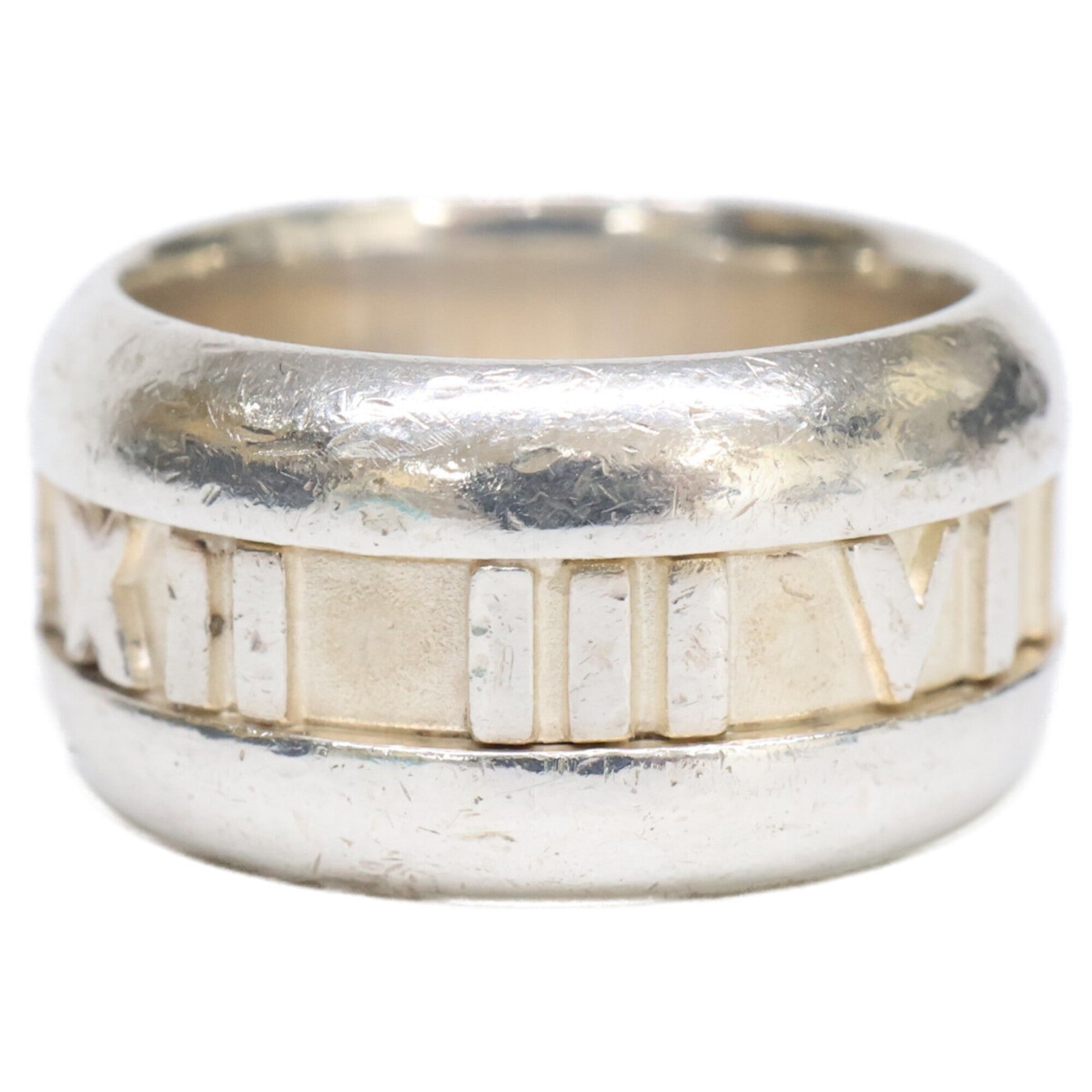 Tiffany Silver Silver 925 Band Ring (Pre-Owned)
