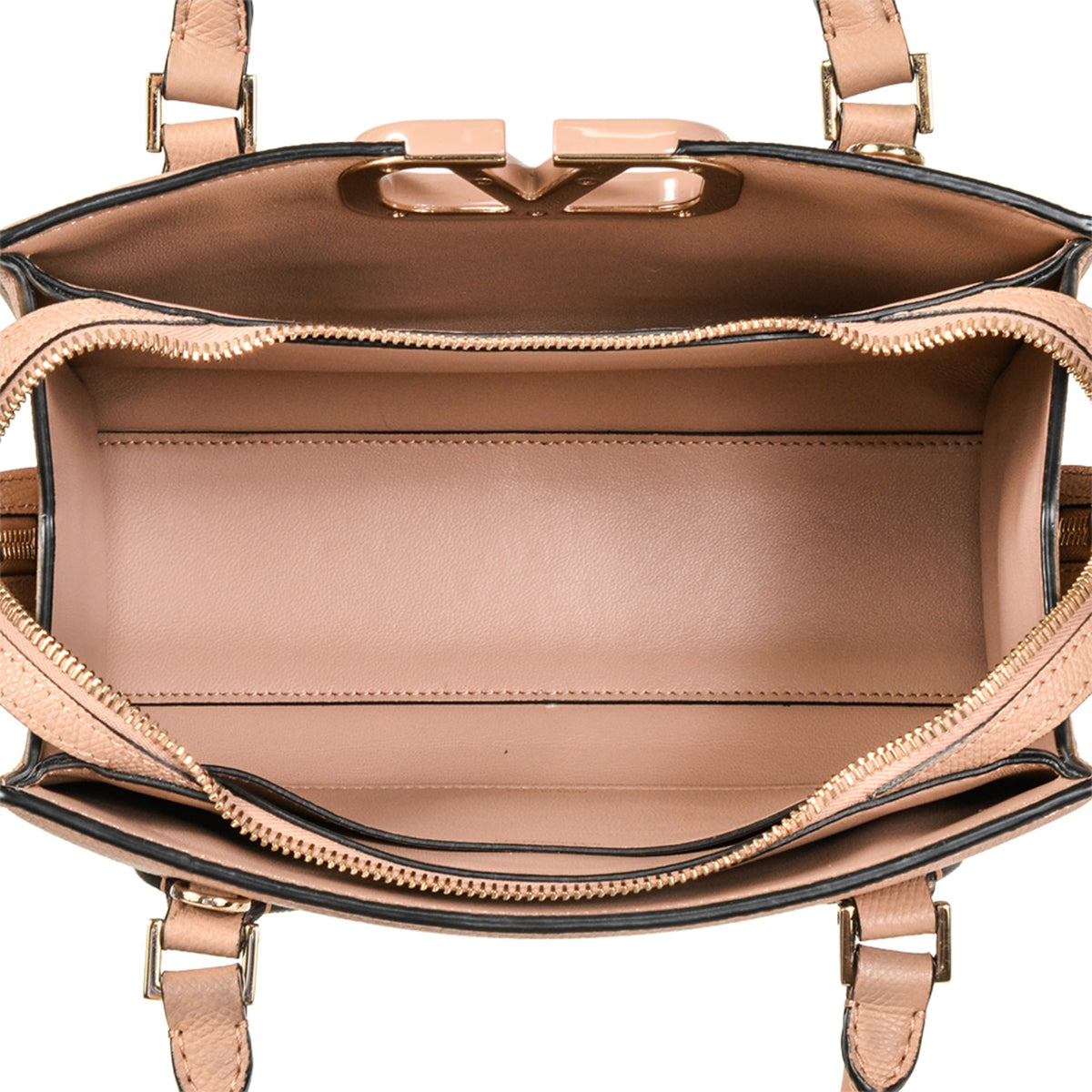 Valentino Pink Leather Handbag (Pre-Owned)
