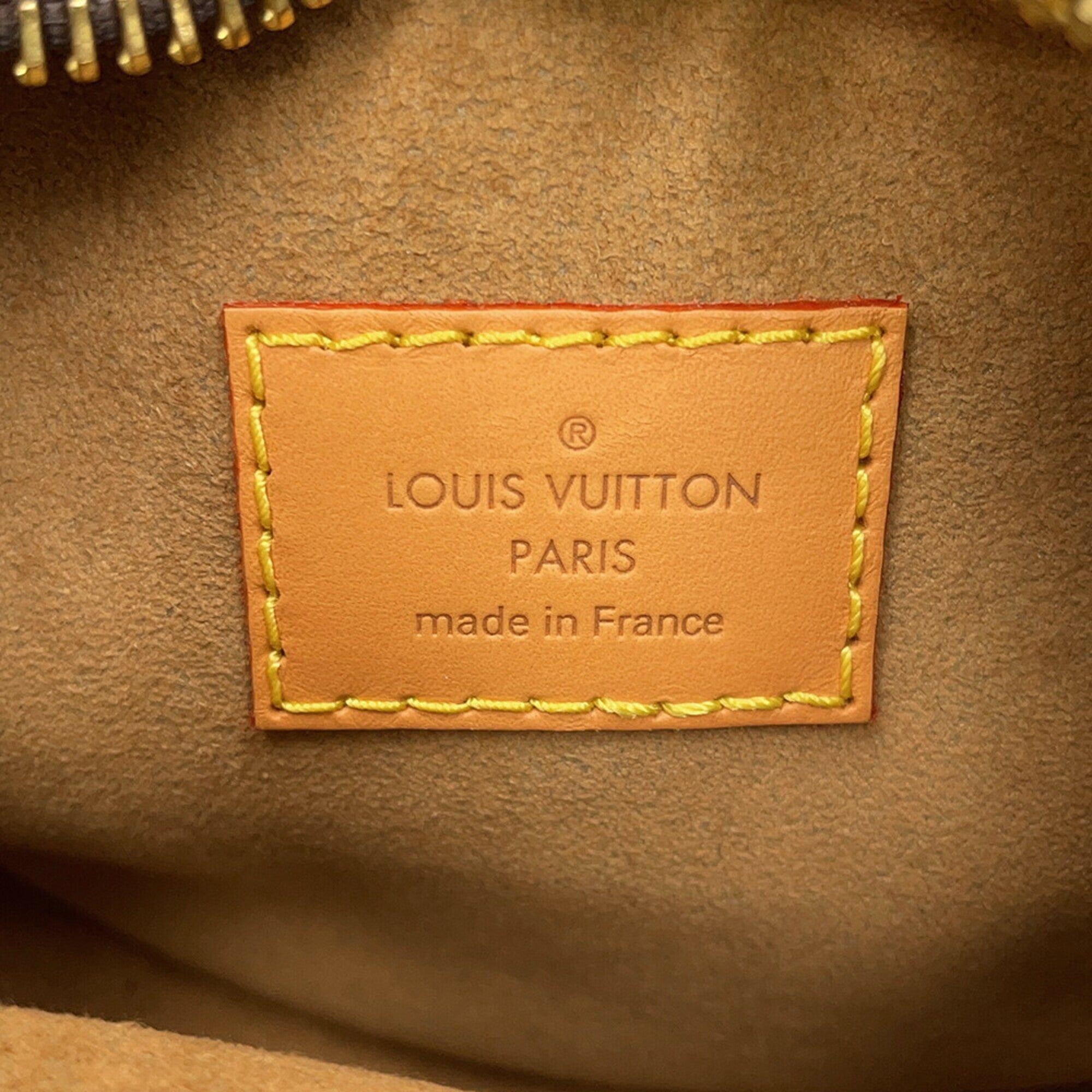 Louis Vuitton Beige Monogram Handbag Shoulder Bag (Pre-Owned)