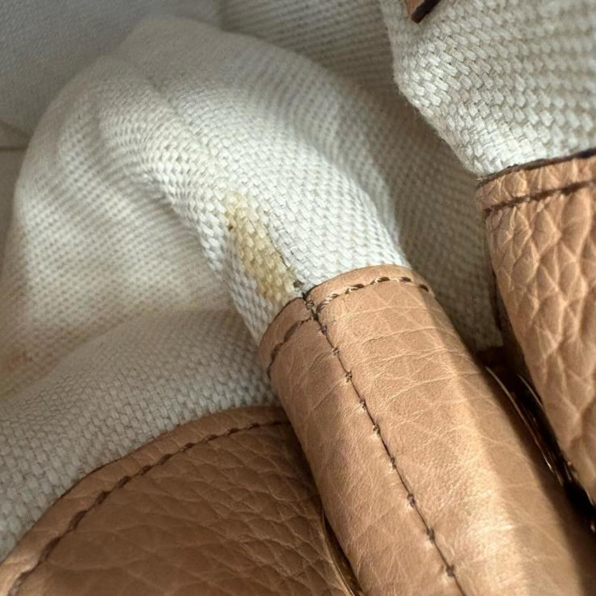 Gucci Beige Handbag Shoulder Bag (Pre-Owned)