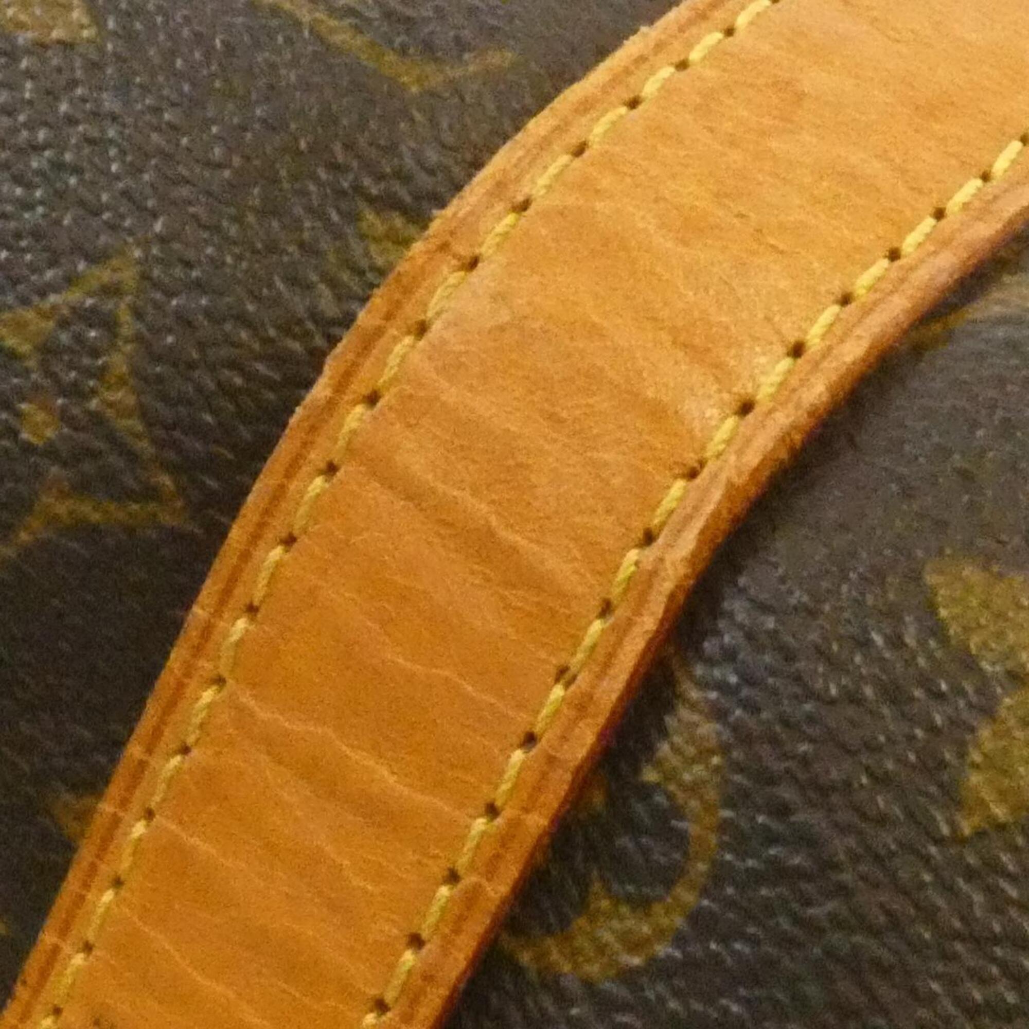 Louis Vuitton Marron Coated Canvas Boston Bag (Pre-Owned)