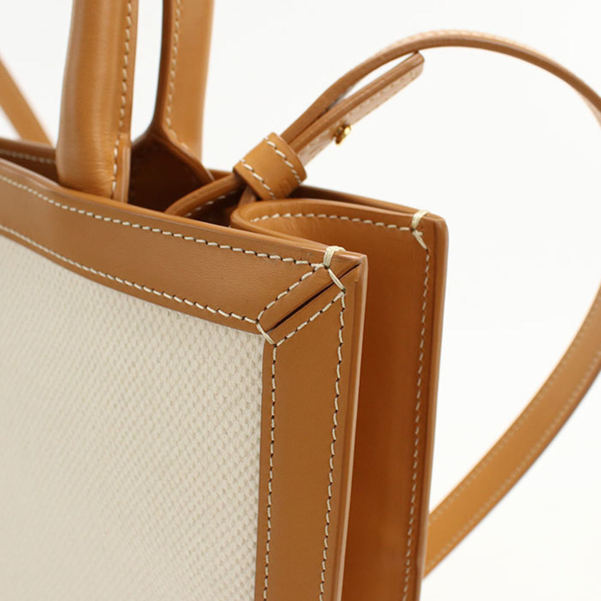Celine White Canvas Tote Bag (Pre-Owned)