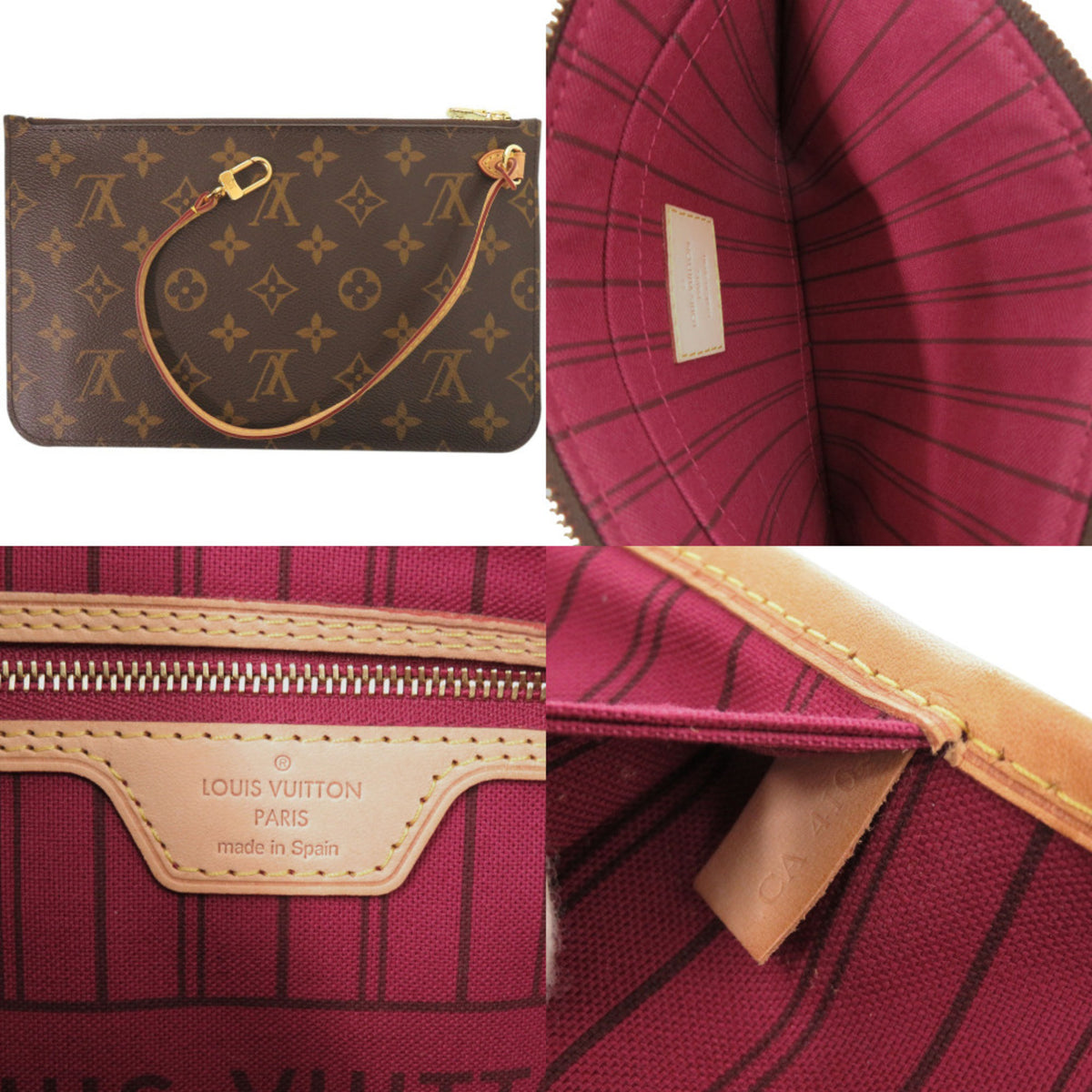 Louis Vuitton Fuchsia Monogram Monogram Handbag Tote Bag (Pre-Owned)