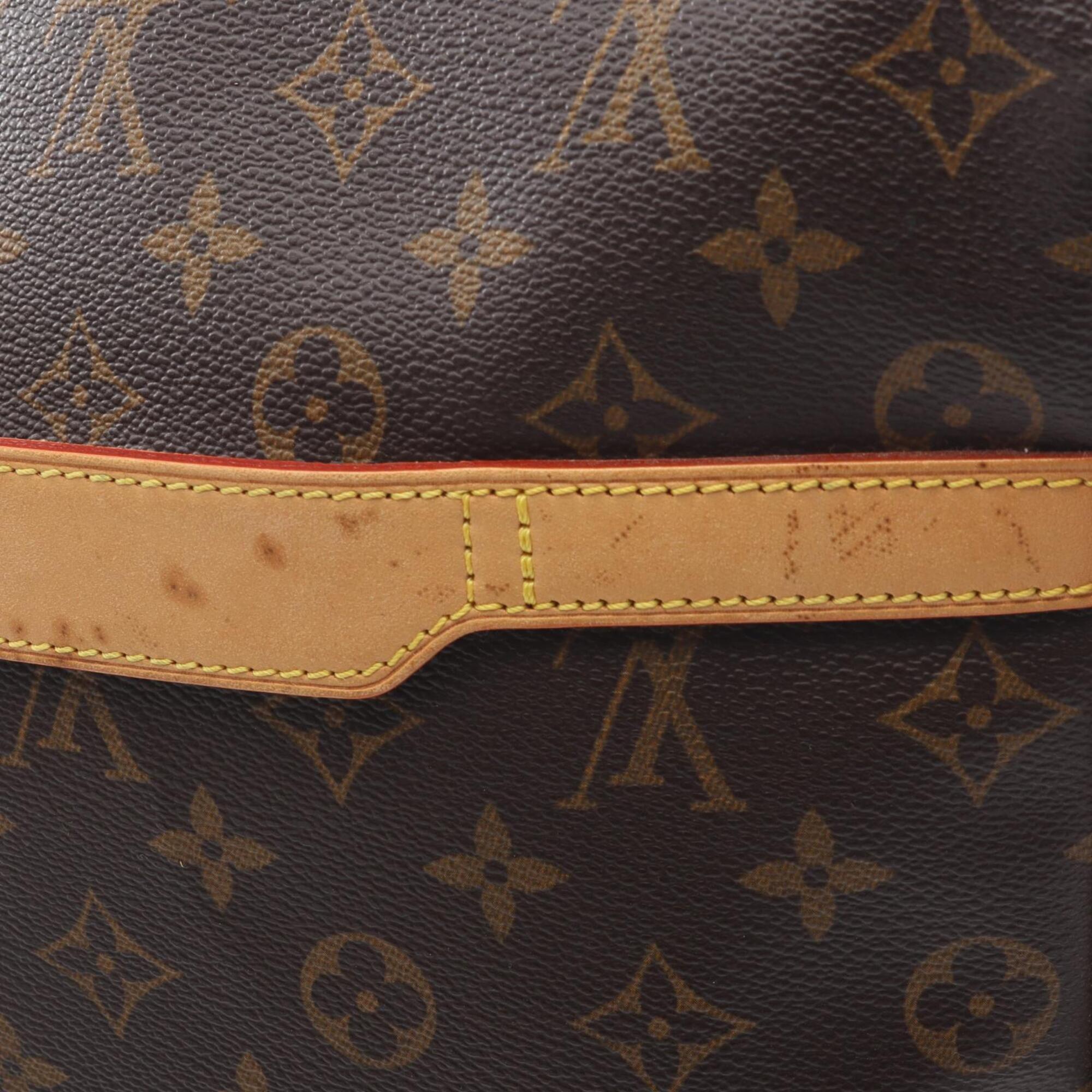 Louis Vuitton Brown Monogram Coated Canvas Handbag Shoulder Bag (Pre-Owned)