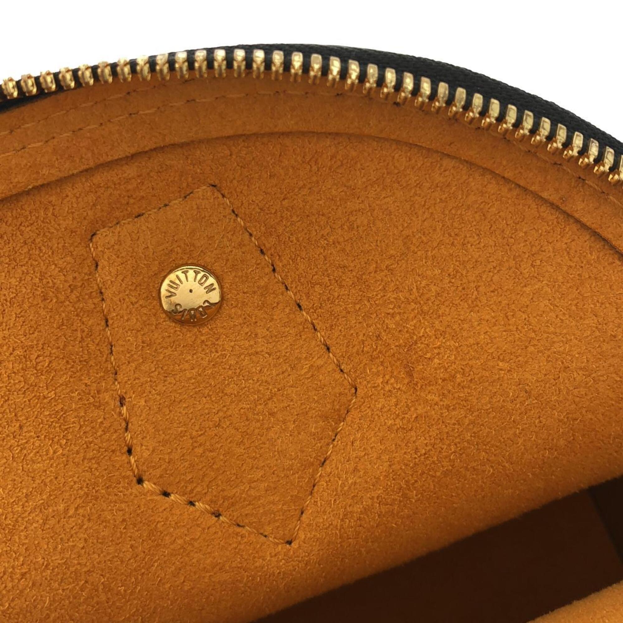 Louis Vuitton Black Leather Handbag (Pre-Owned)