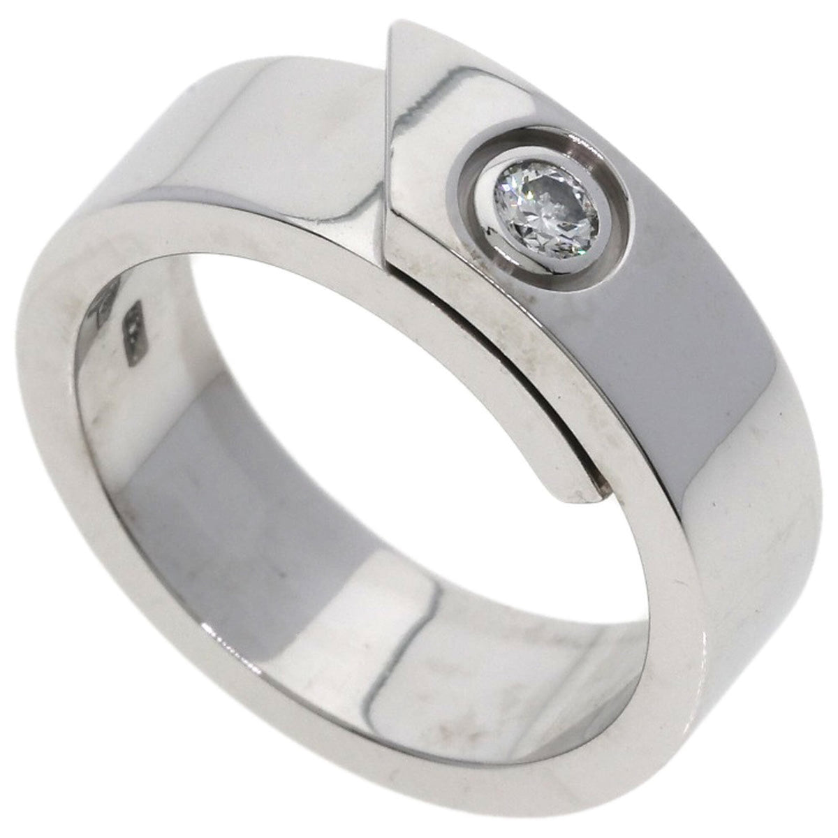 Cartier Silver White Gold (18K) Band Ring (Pre-Owned)