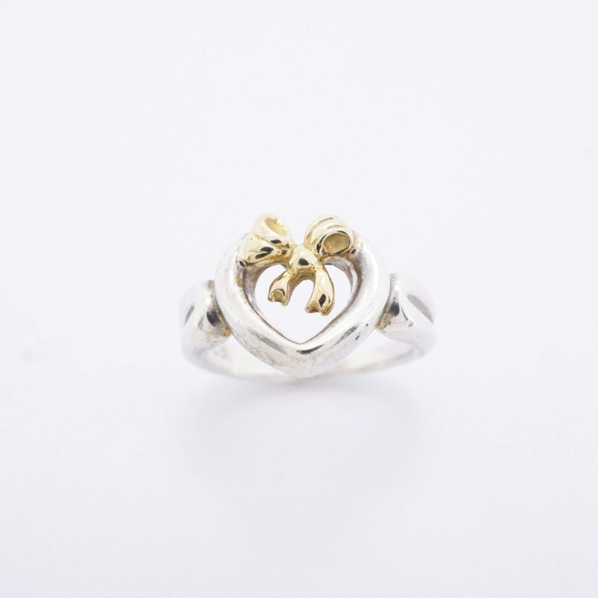 Tiffany Yellow Gold (18K) Silver 925 Band Ring (Pre-Owned)