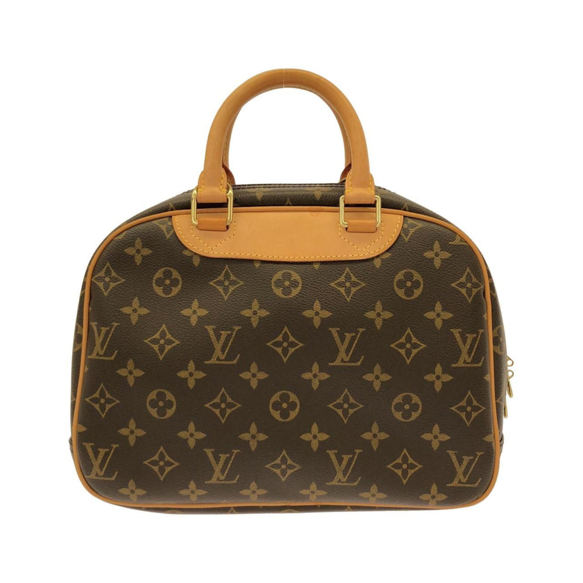 Louis Vuitton Monogram Marron Coated Canvas Handbag (Pre-Owned)