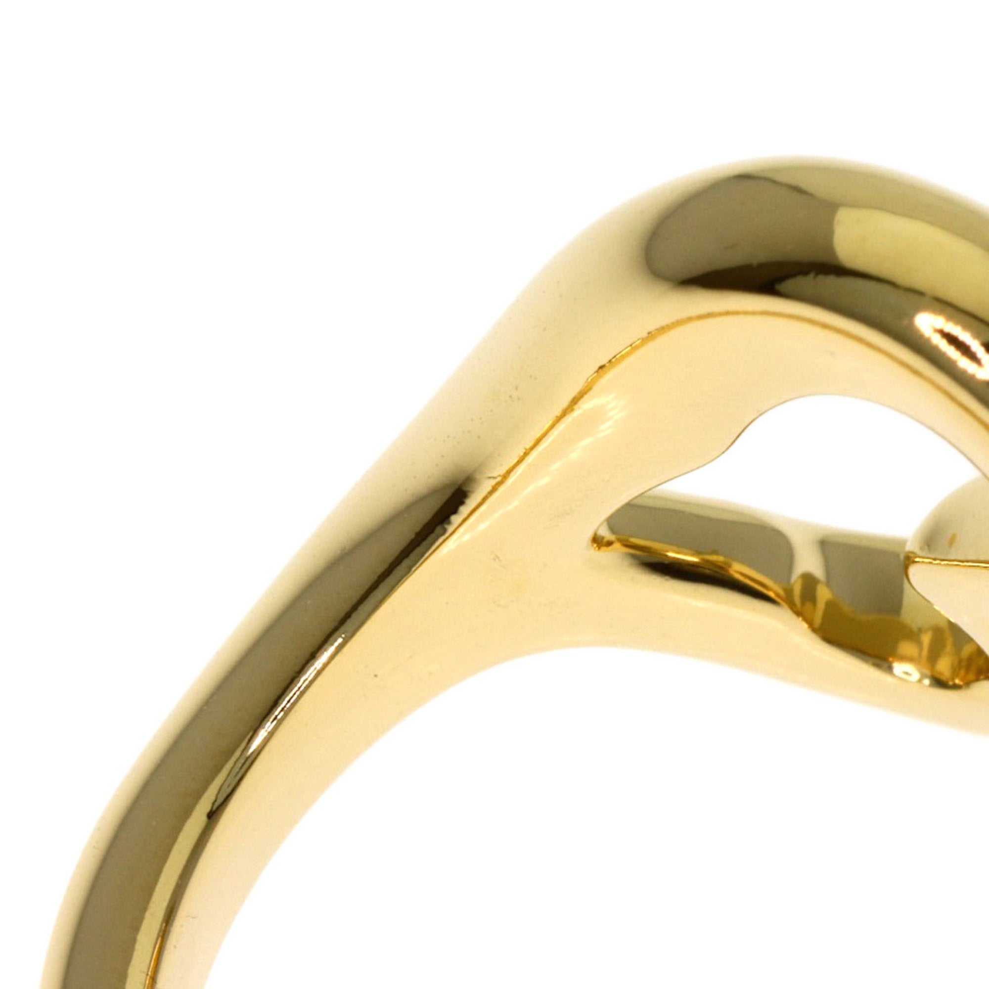 Tiffany Open Heart Yellow Gold (18K) Band Ring (Pre-Owned)