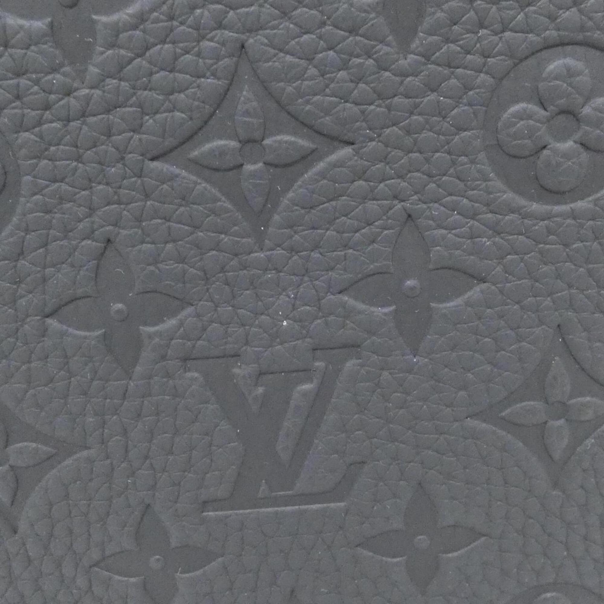 Louis Vuitton Black Leather Handbag (Pre-Owned)