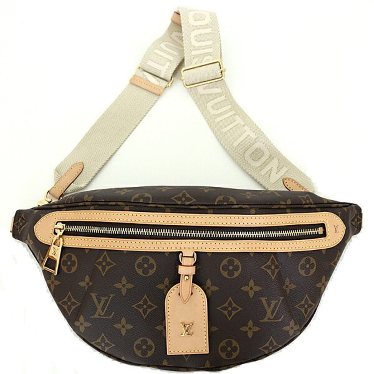 Louis Vuitton Monogram Brown Monogram Canvas Leather Crossbody Bag Shoulder Bag (Pre-Owned)