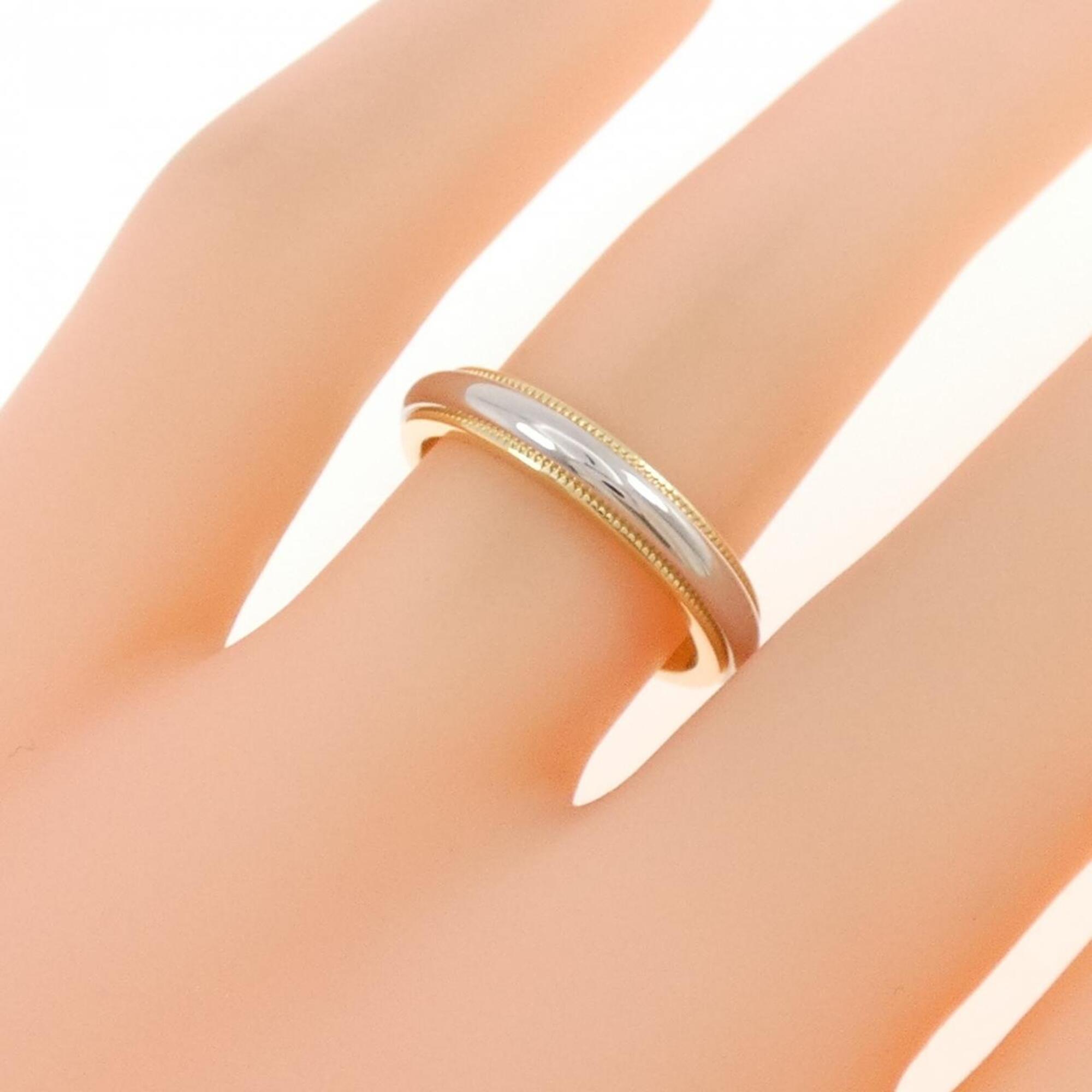 Tiffany Yellow Gold (18K) Platinum 950 Band Ring (Pre-Owned)