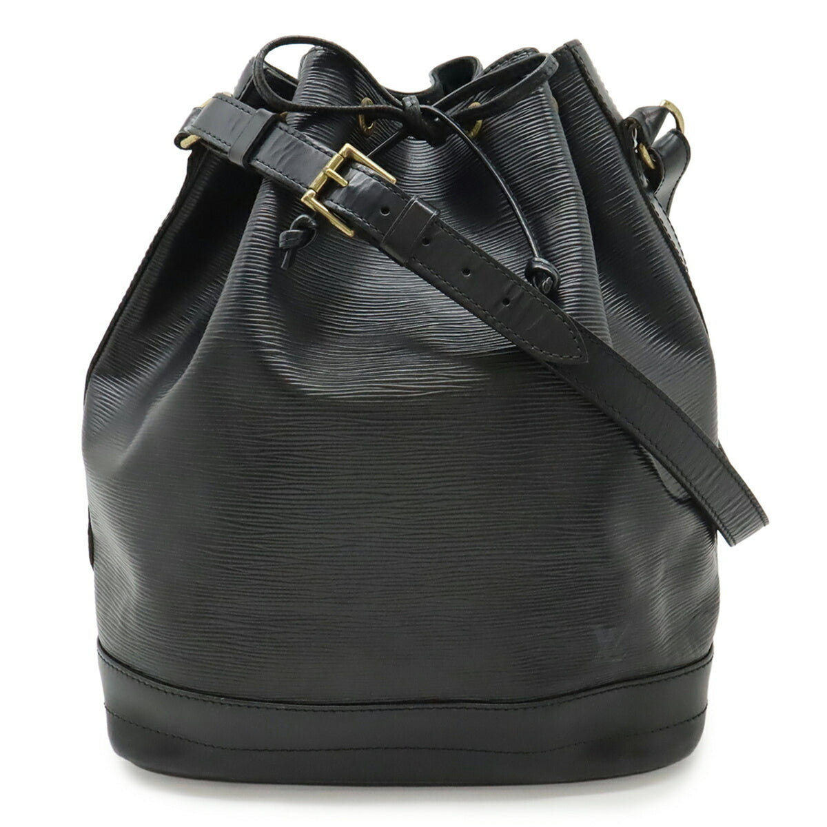 Louis Vuitton Black Noir Epi Leather Shoulder Bag (Pre-Owned)