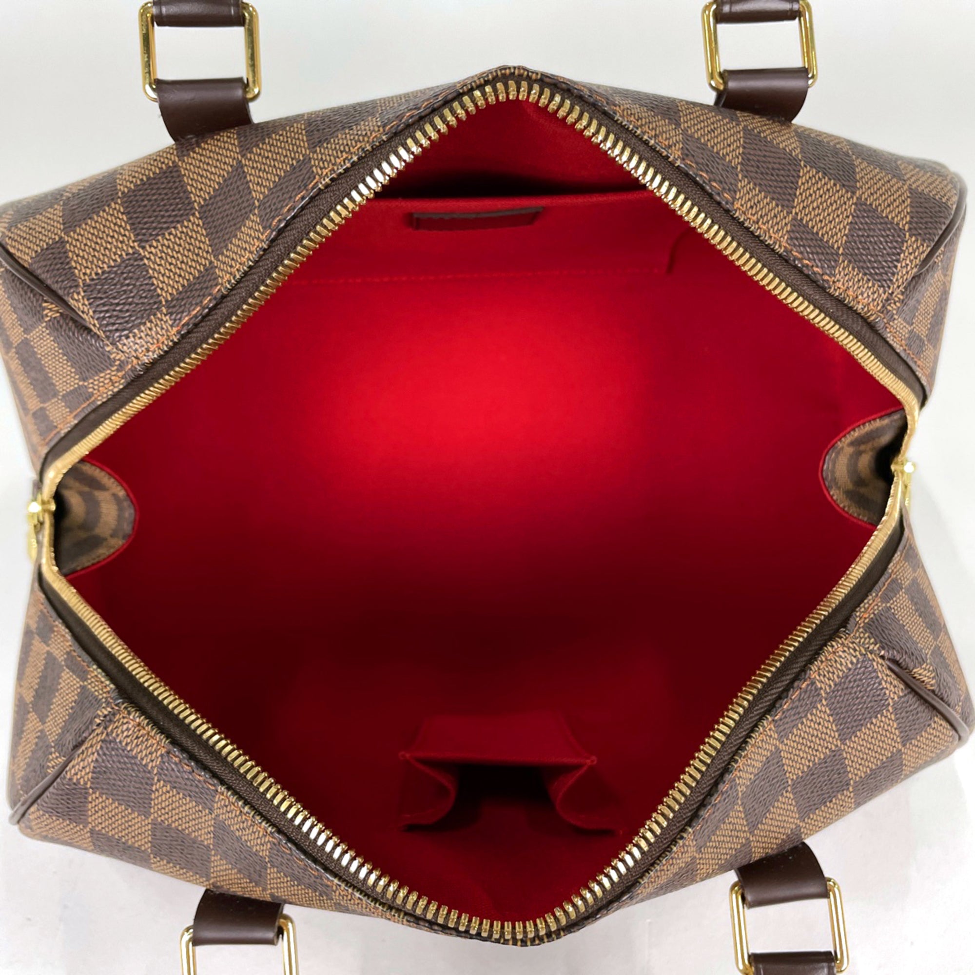 Louis Vuitton Damier Brown Damier Canvas Handbag (Pre-Owned)