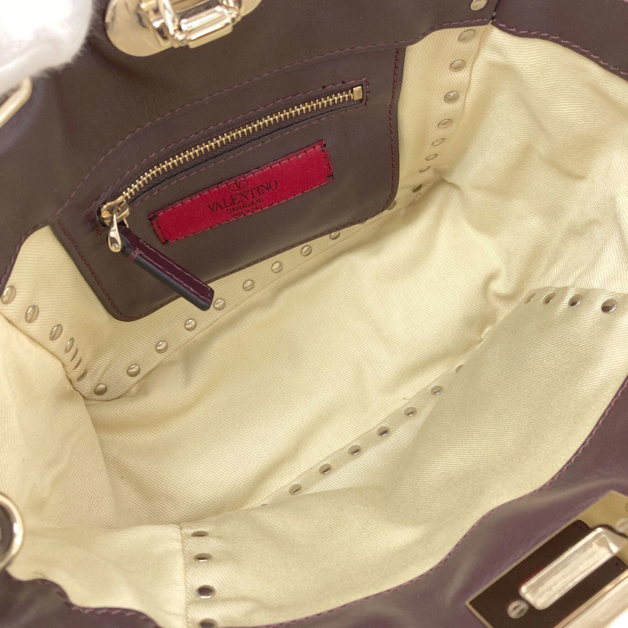 Valentino Dark Brown Leather Handbag (Pre-Owned)
