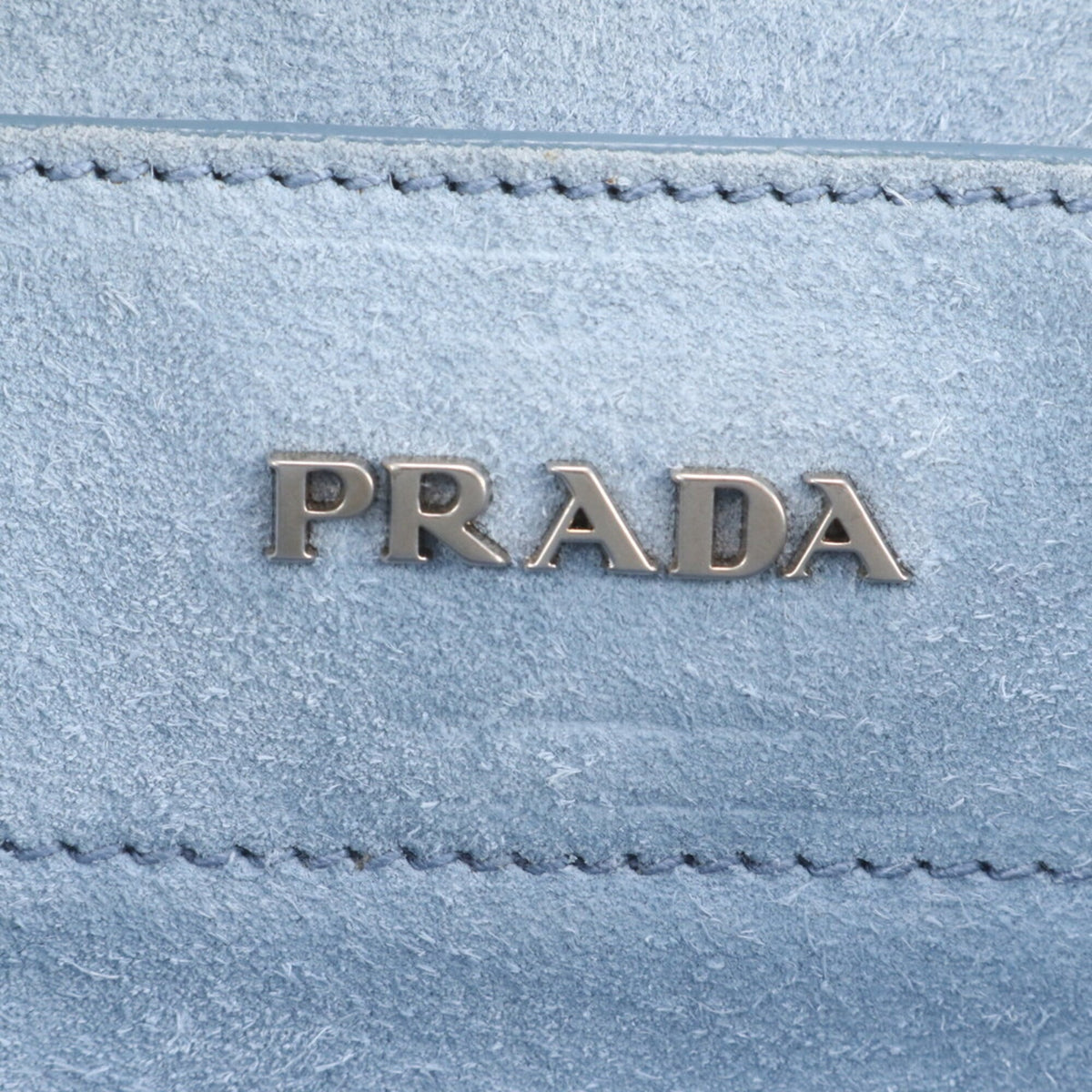Prada Ivory Leather Handbag Shoulder Bag Tote Bag (Pre-Owned)