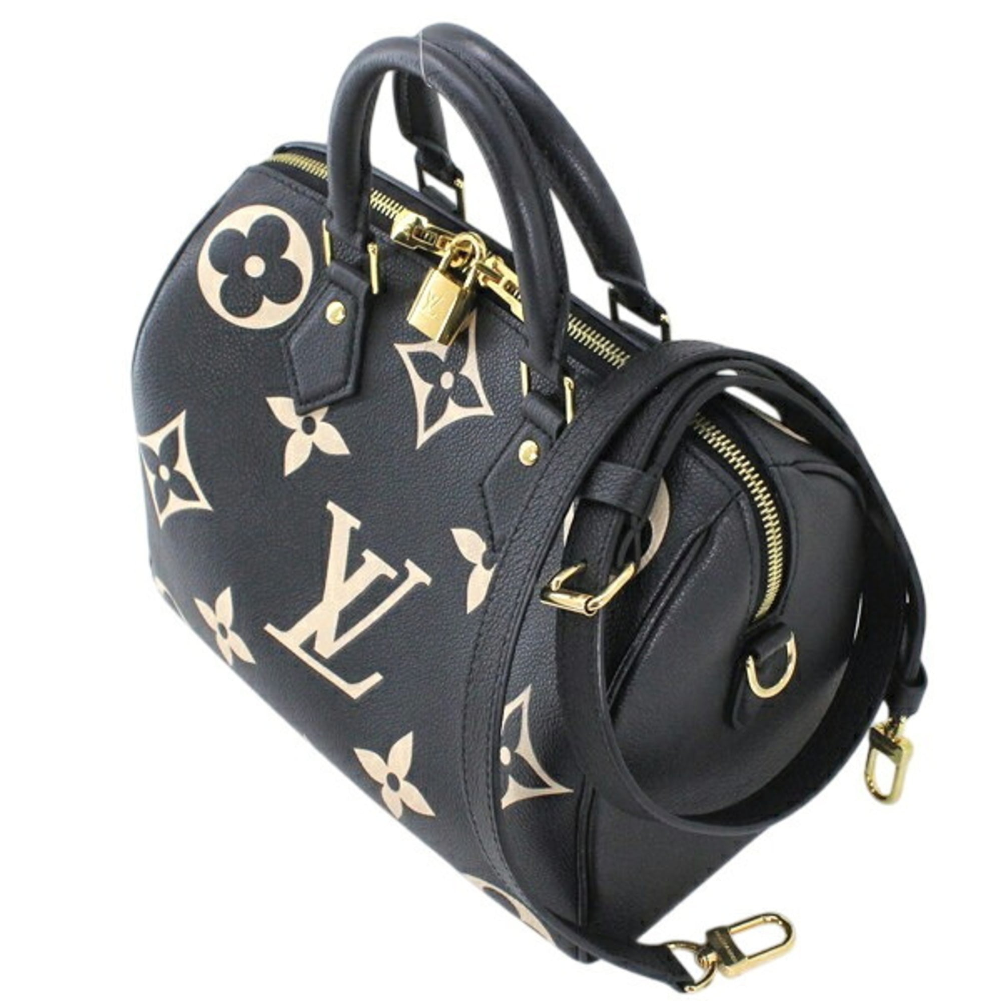 Louis Vuitton Black Monogram Empreinte Handbag Shoulder Bag (Pre-Owned)