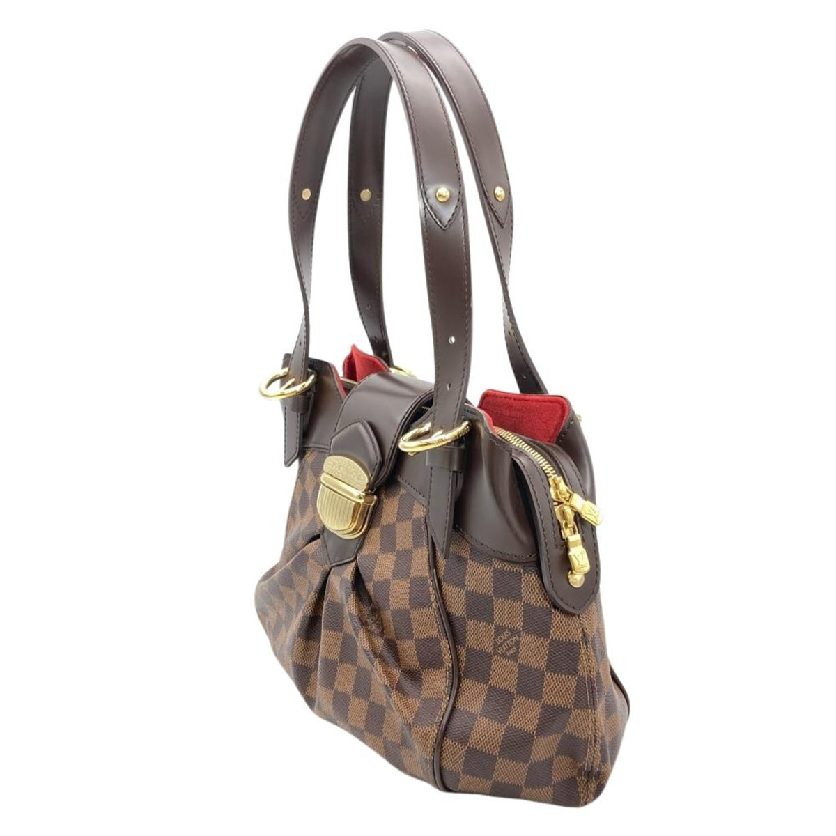 Louis Vuitton Brown Damier Canvas Shoulder Bag (Pre-Owned)