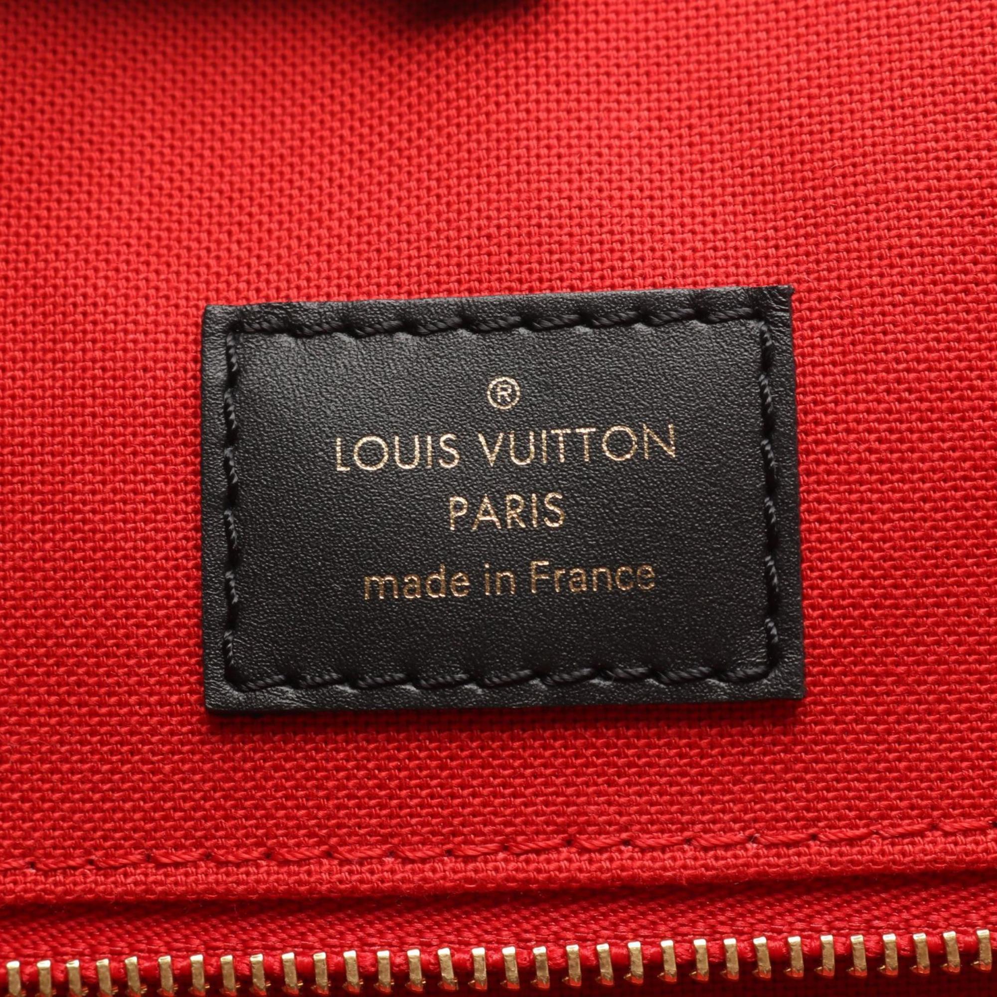Louis Vuitton Brown Coated Canvas Leather Shoulder Bag (Pre-Owned)