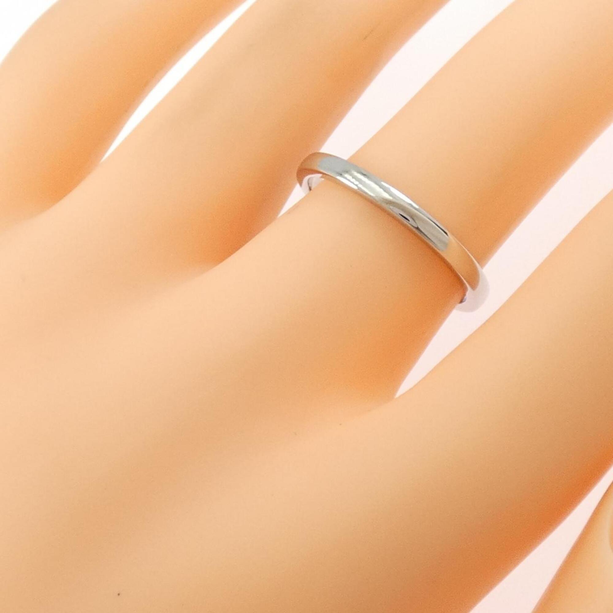 Cartier Platinum Platinum 950 Band Ring (Pre-Owned)