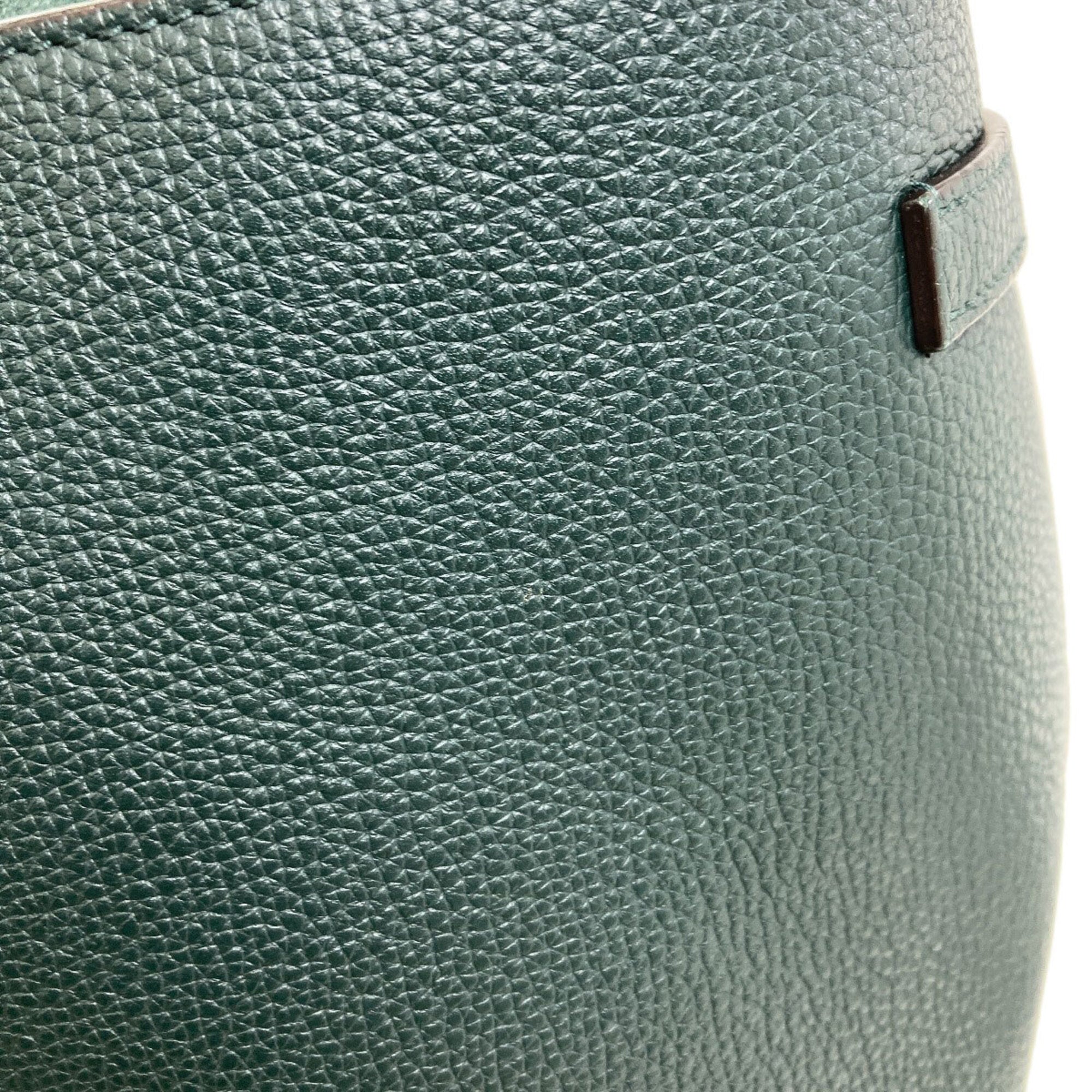 Celine Green Leather Handbag (Pre-Owned)