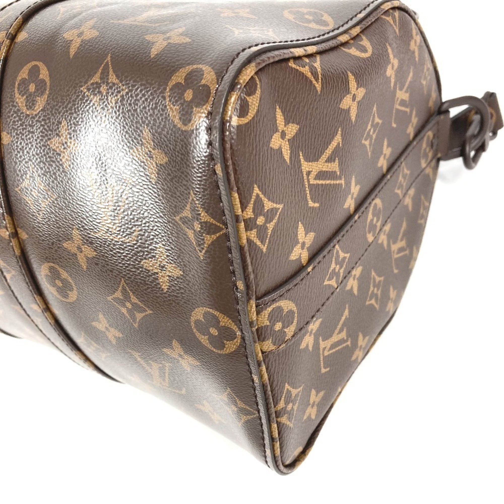 Louis Vuitton Brown Metallic Monogram Monogram Boston Bag Handbag Shoulder Bag (Pre-Owned)